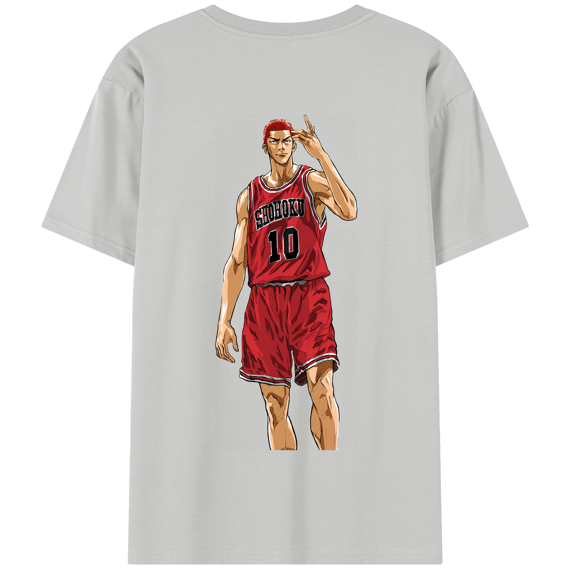 SLAM DUNK／スラムダンク 綿100％半袖Tシャツ（背面プリント）