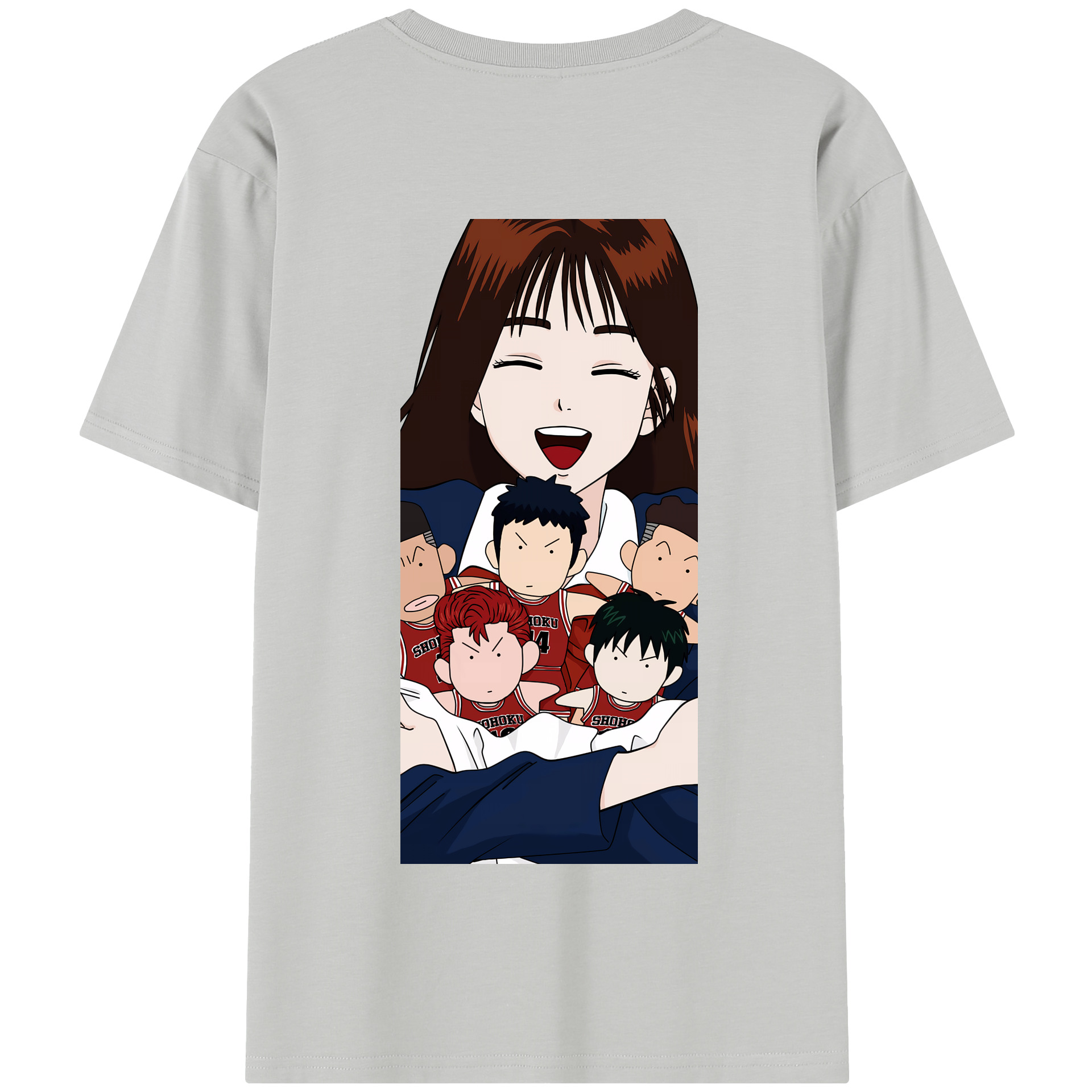 SLAM DUNK／スラムダンク 綿100％半袖Tシャツ（背面プリント）