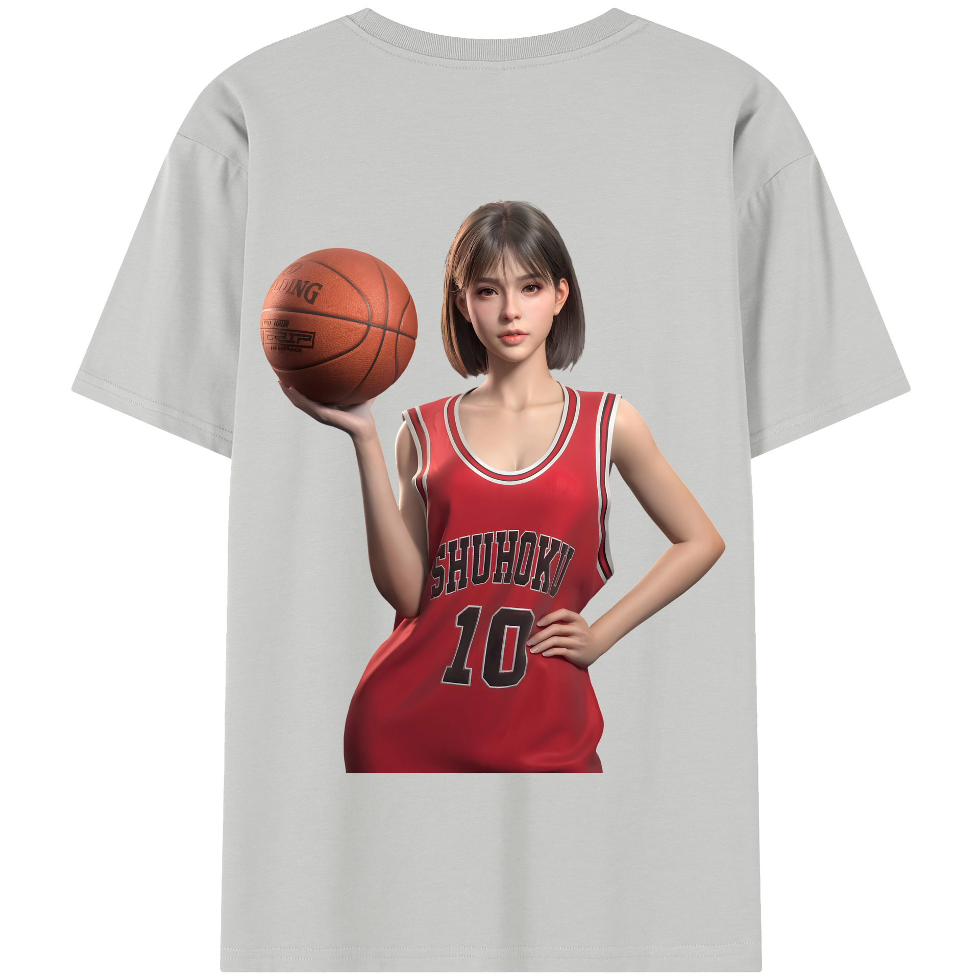 SLAM DUNK／スラムダンク 綿100％半袖Tシャツ（背面プリント）