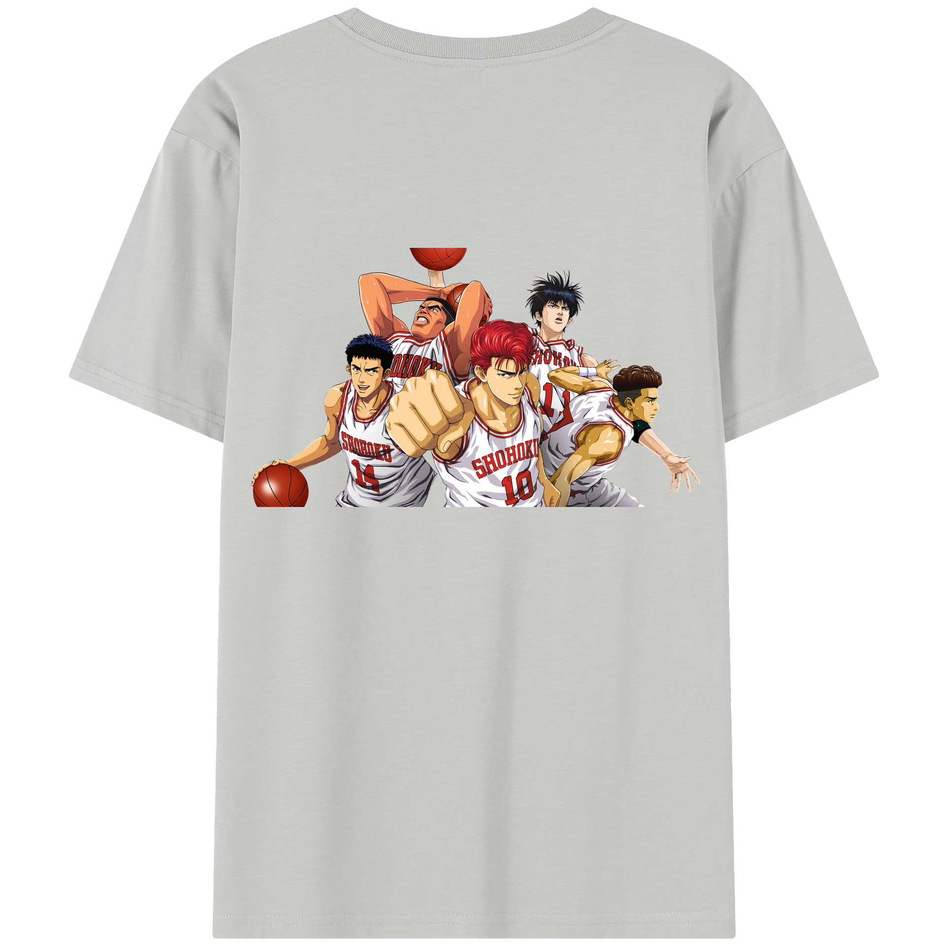 （画像用） SLAM DUNK／スラムダンク 綿100％半袖Tシャツ（背面プリント）