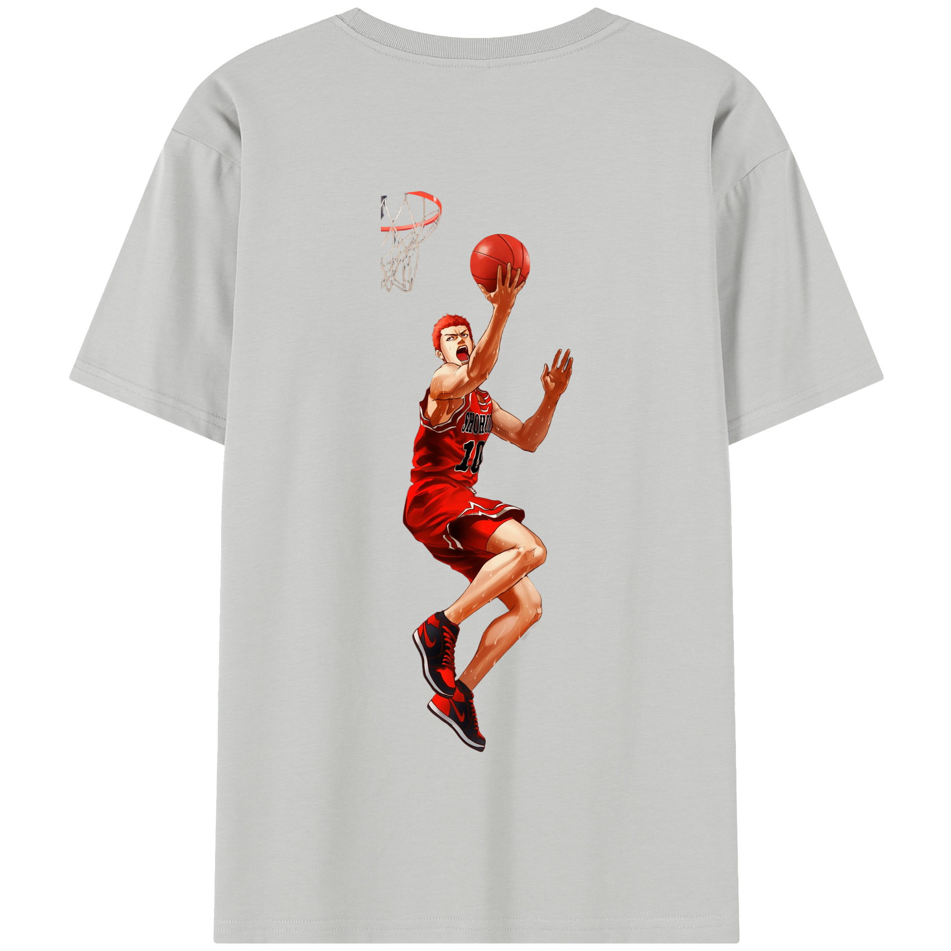 SLAM DUNK／スラムダンク 綿100％半袖Tシャツ（背面プリント）
