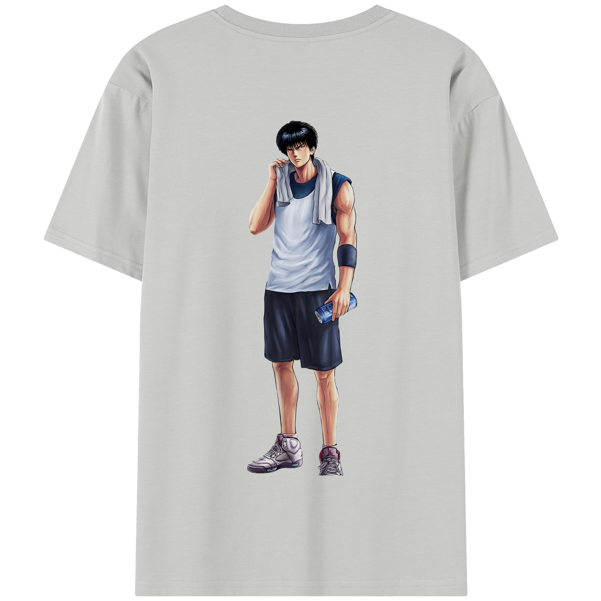 SLAM DUNK／スラムダンク 綿100％半袖Tシャツ（背面プリント）