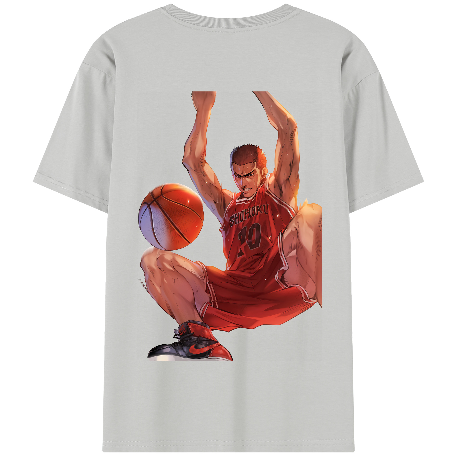 SLAM DUNK／スラムダンク 綿100％半袖Tシャツ（背面プリント）