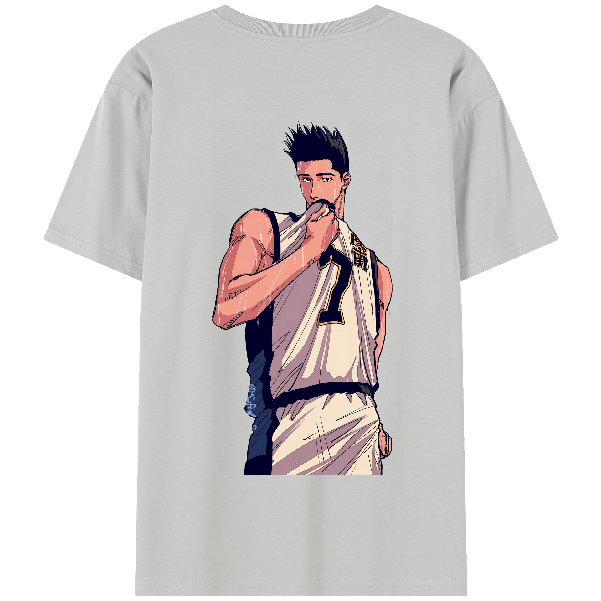 SLAM DUNK／スラムダンク 綿100％半袖Tシャツ（背面プリント）