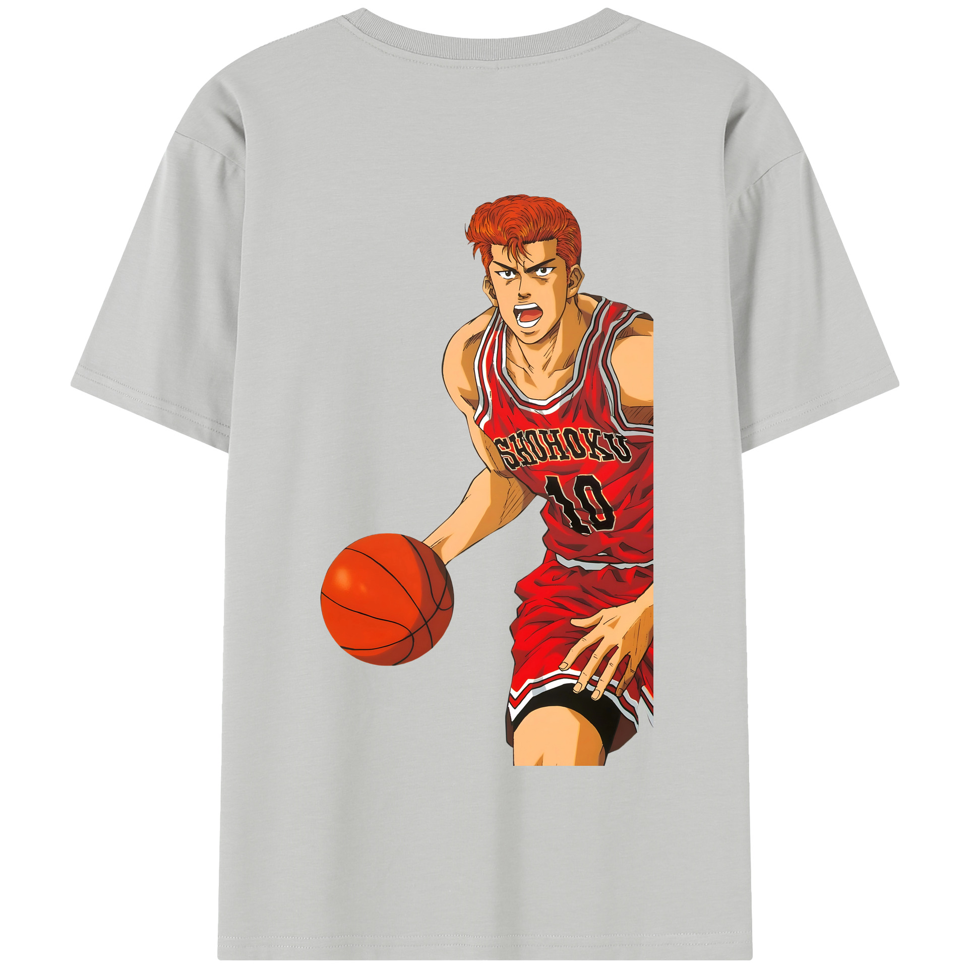SLAM DUNK／スラムダンク 綿100％半袖Tシャツ（背面プリント）