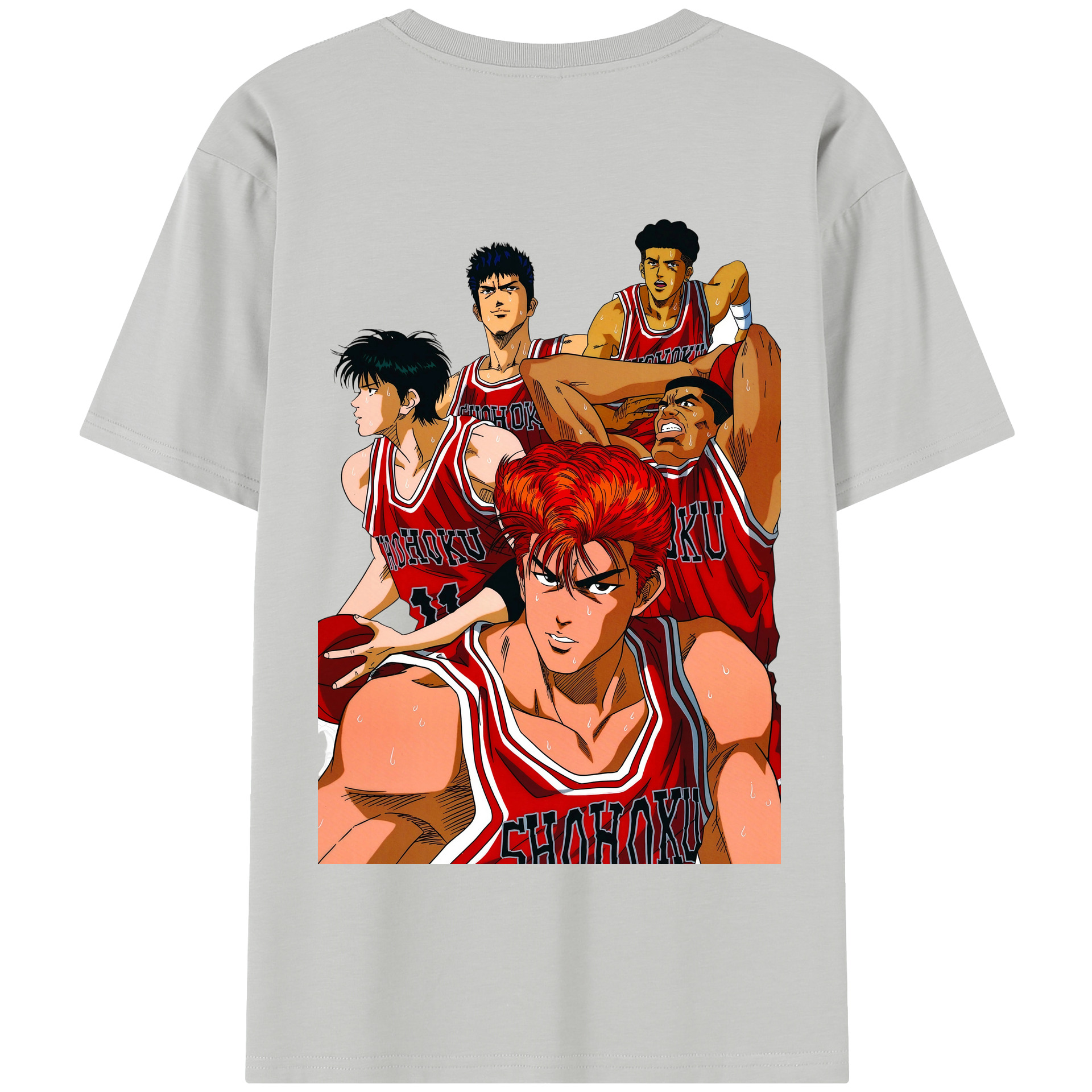 SLAM DUNK／スラムダンク 綿100％半袖Tシャツ（背面プリント）