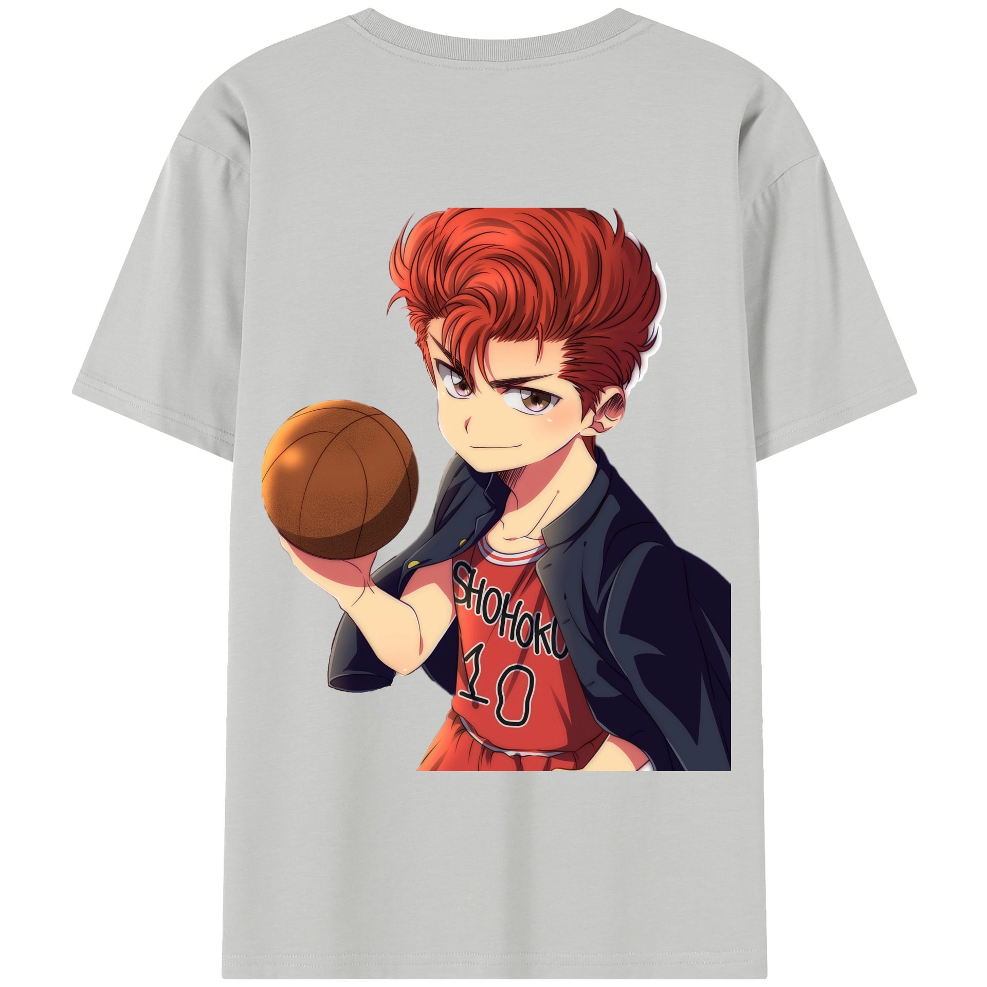 SLAM DUNK／スラムダンク 綿100％半袖Tシャツ（背面プリント）