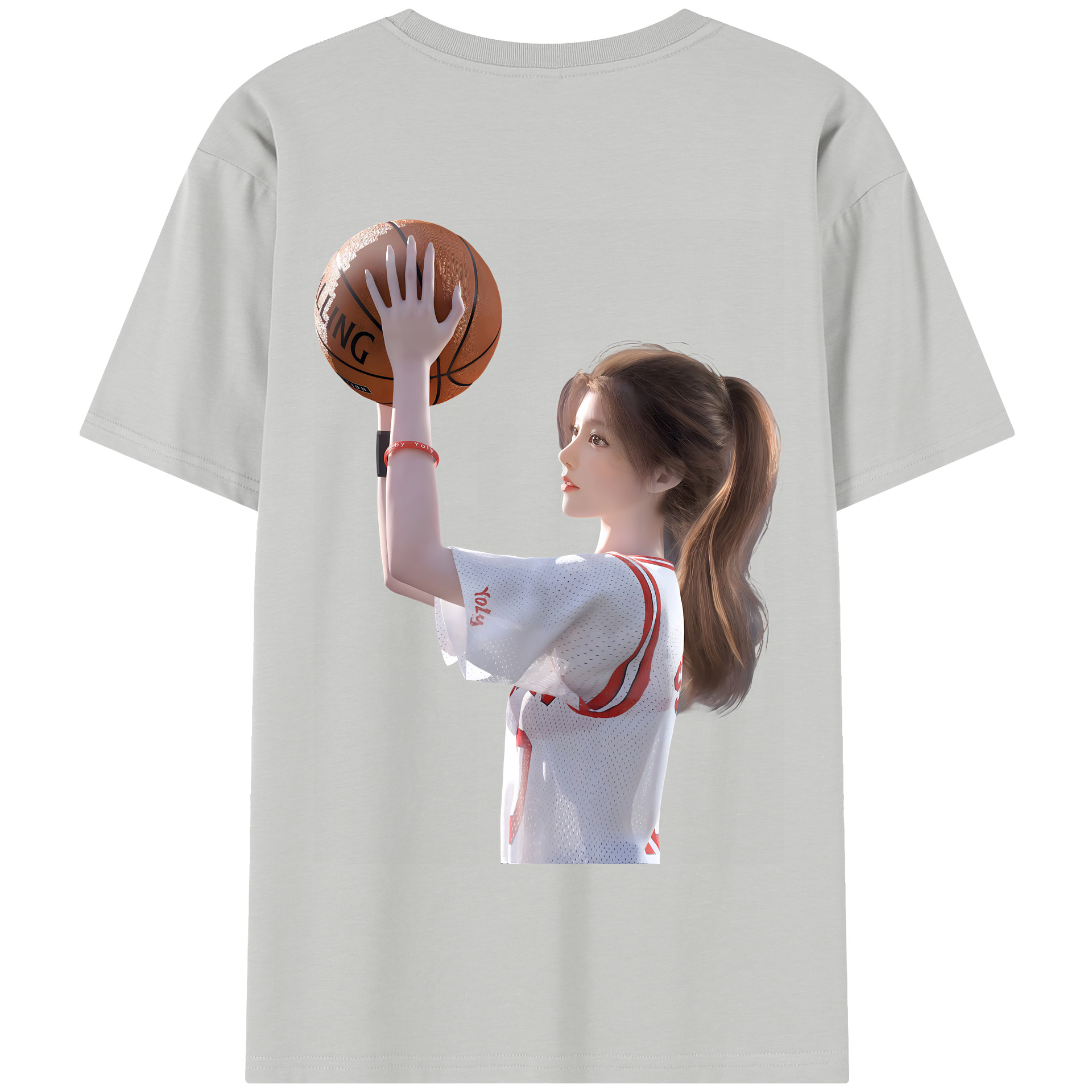 SLAM DUNK／スラムダンク 綿100％半袖Tシャツ（背面プリント）