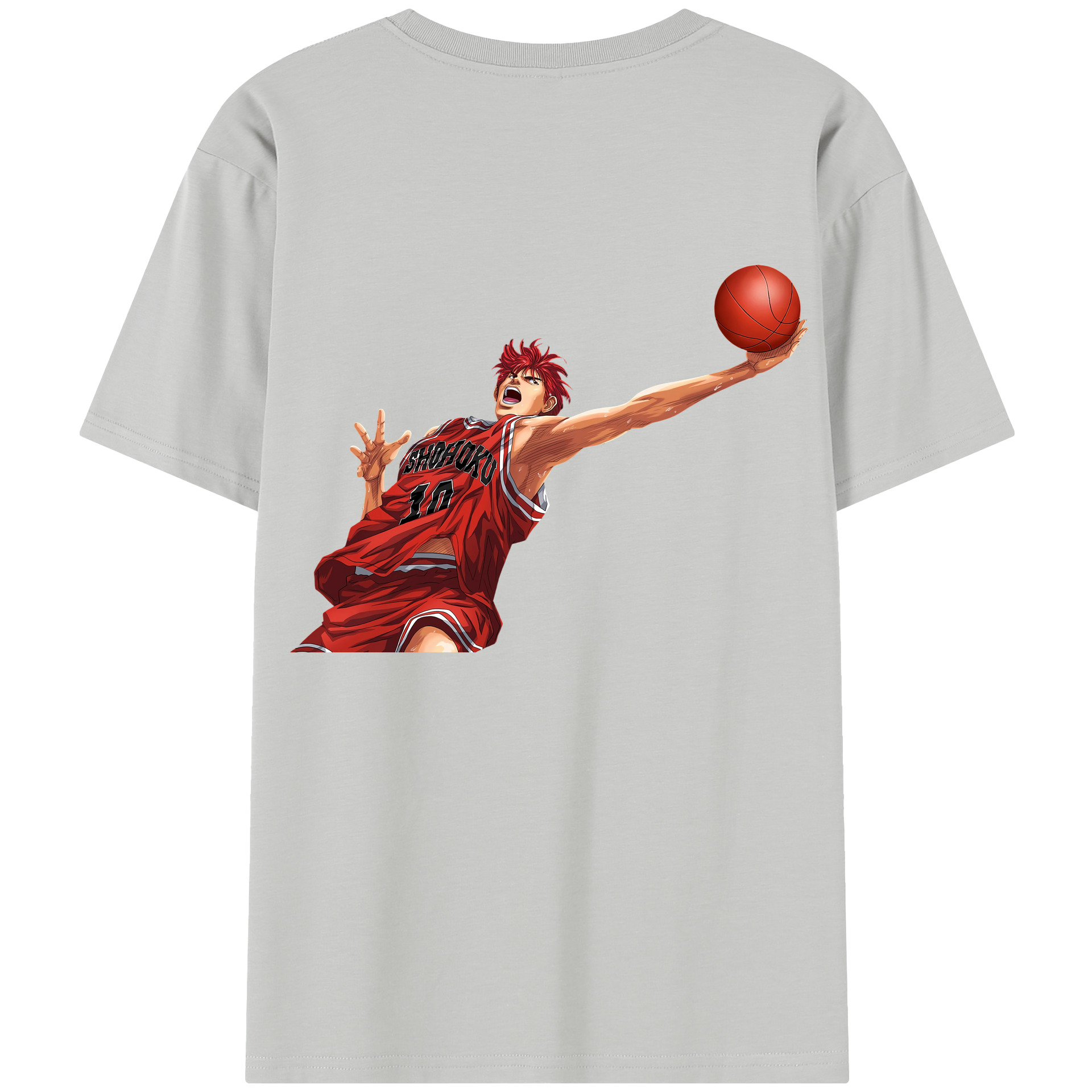 SLAM DUNK／スラムダンク 綿100％半袖Tシャツ（背面プリント）