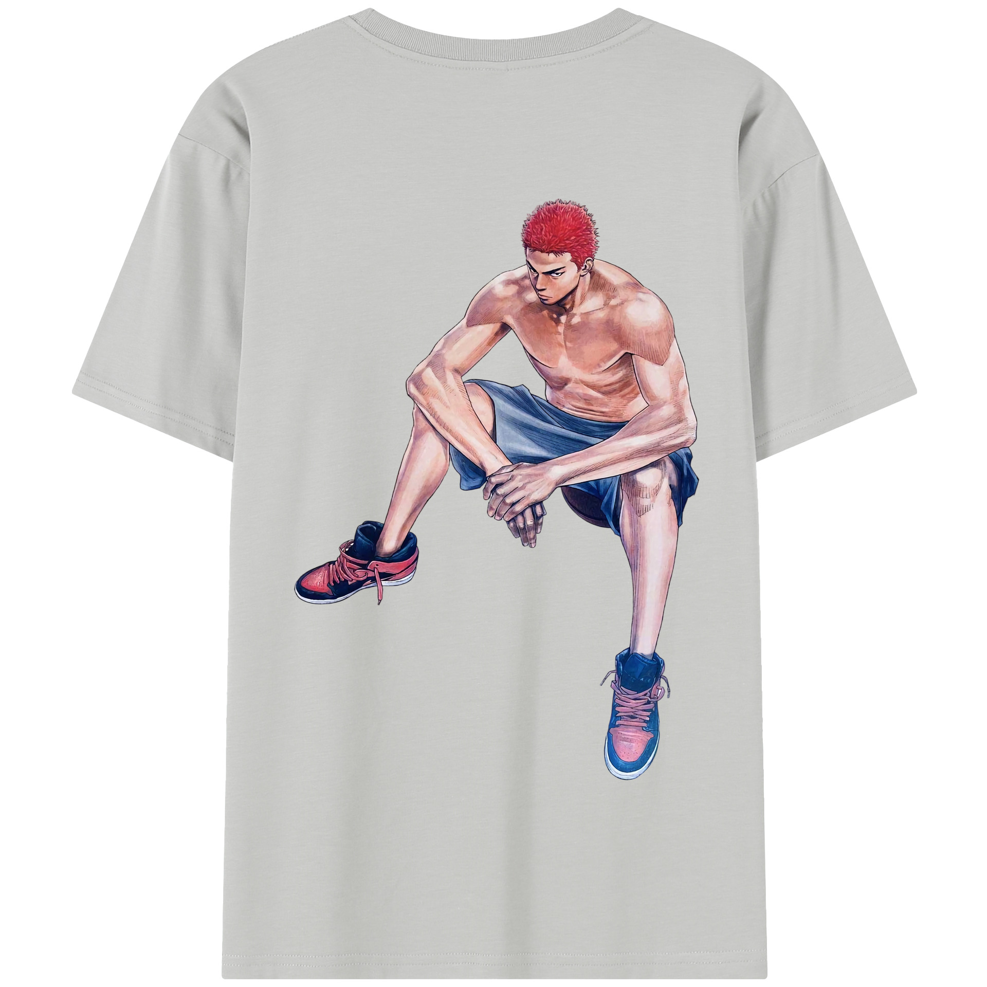 SLAM DUNK／スラムダンク 綿100％半袖Tシャツ（背面プリント）