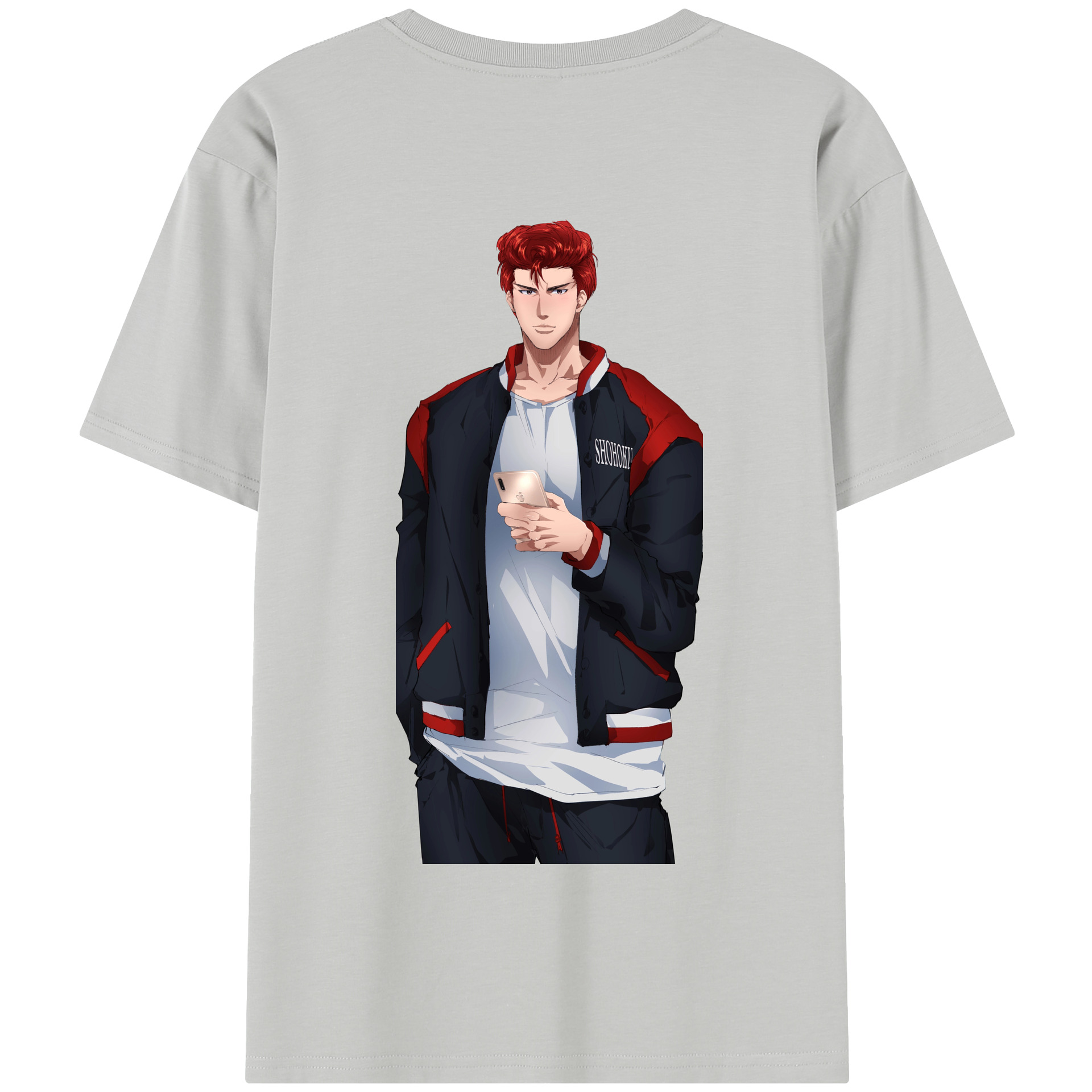 SLAM DUNK／スラムダンク 綿100％半袖Tシャツ（背面プリント）