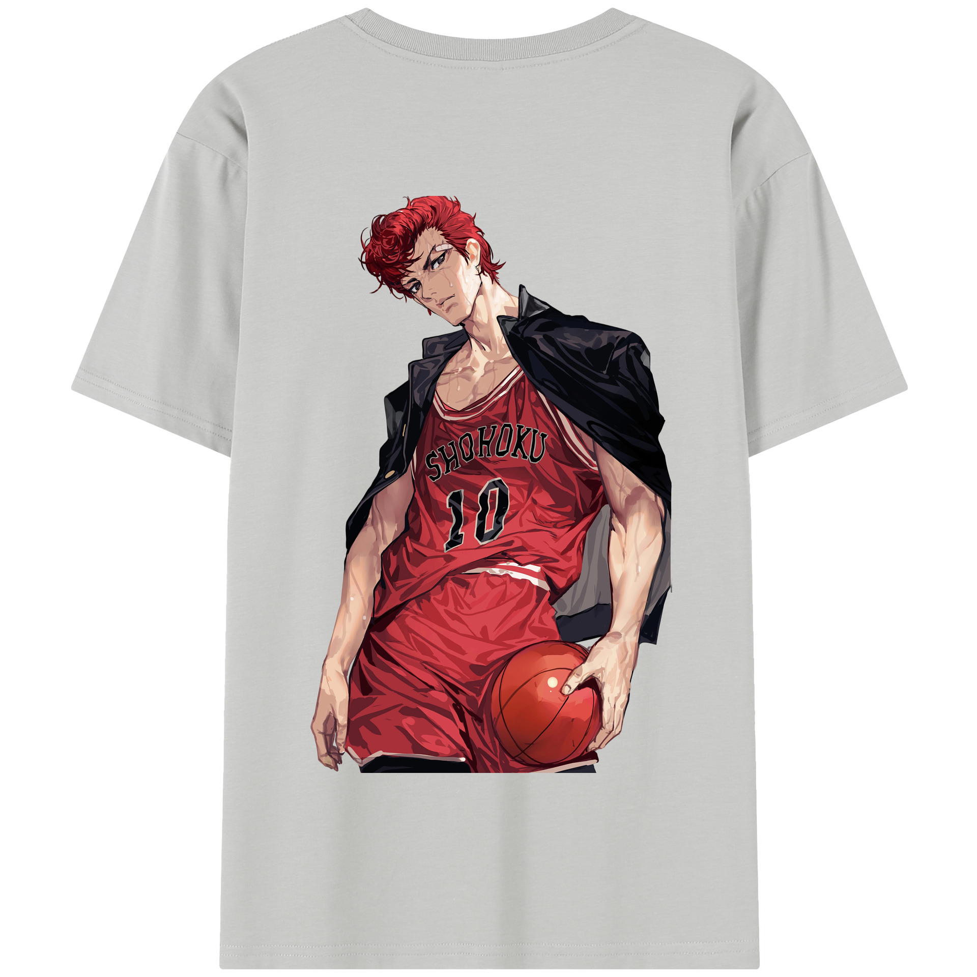 SLAM DUNK／スラムダンク 綿100％半袖Tシャツ（背面プリント）