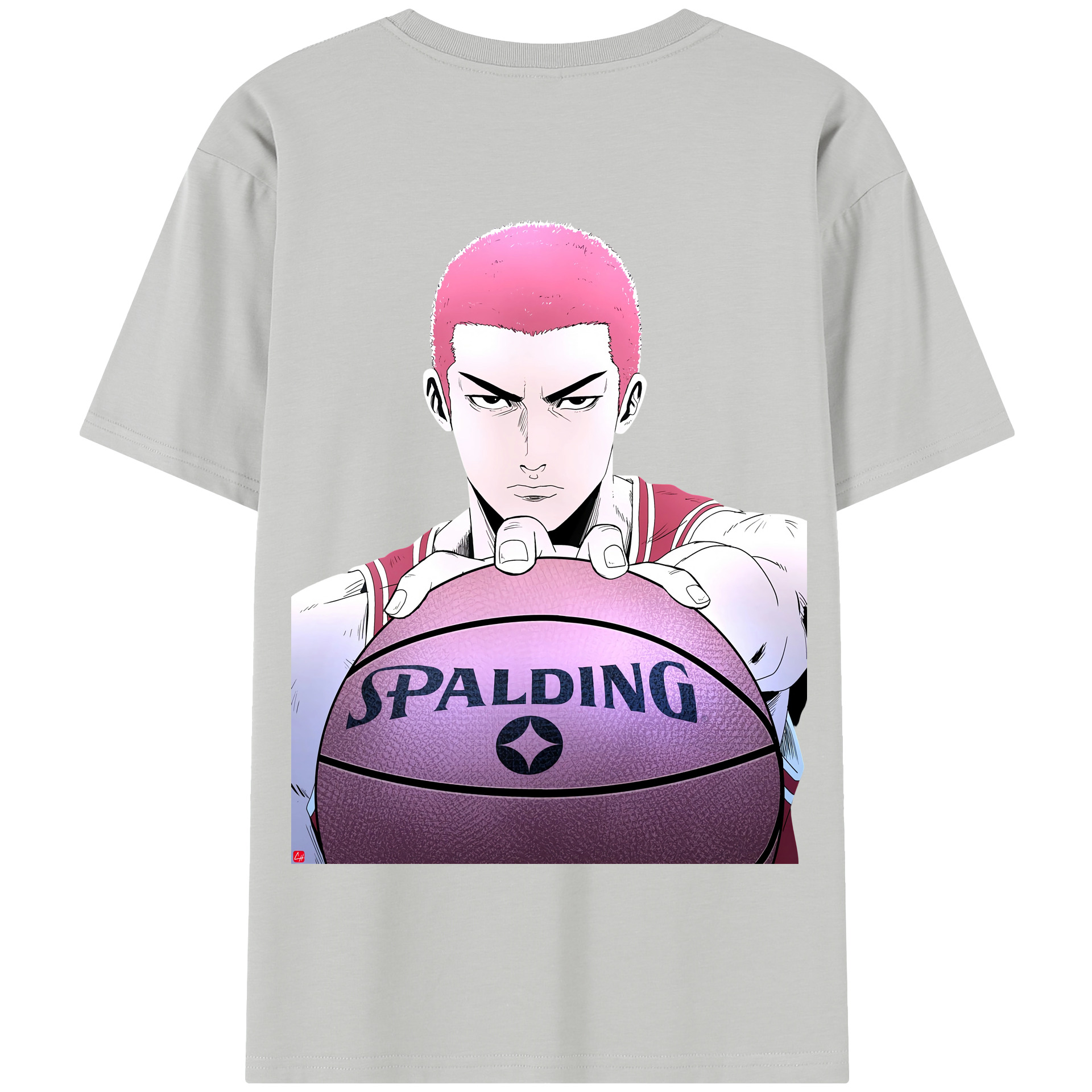 SLAM DUNK／スラムダンク 綿100％半袖Tシャツ（背面プリント）