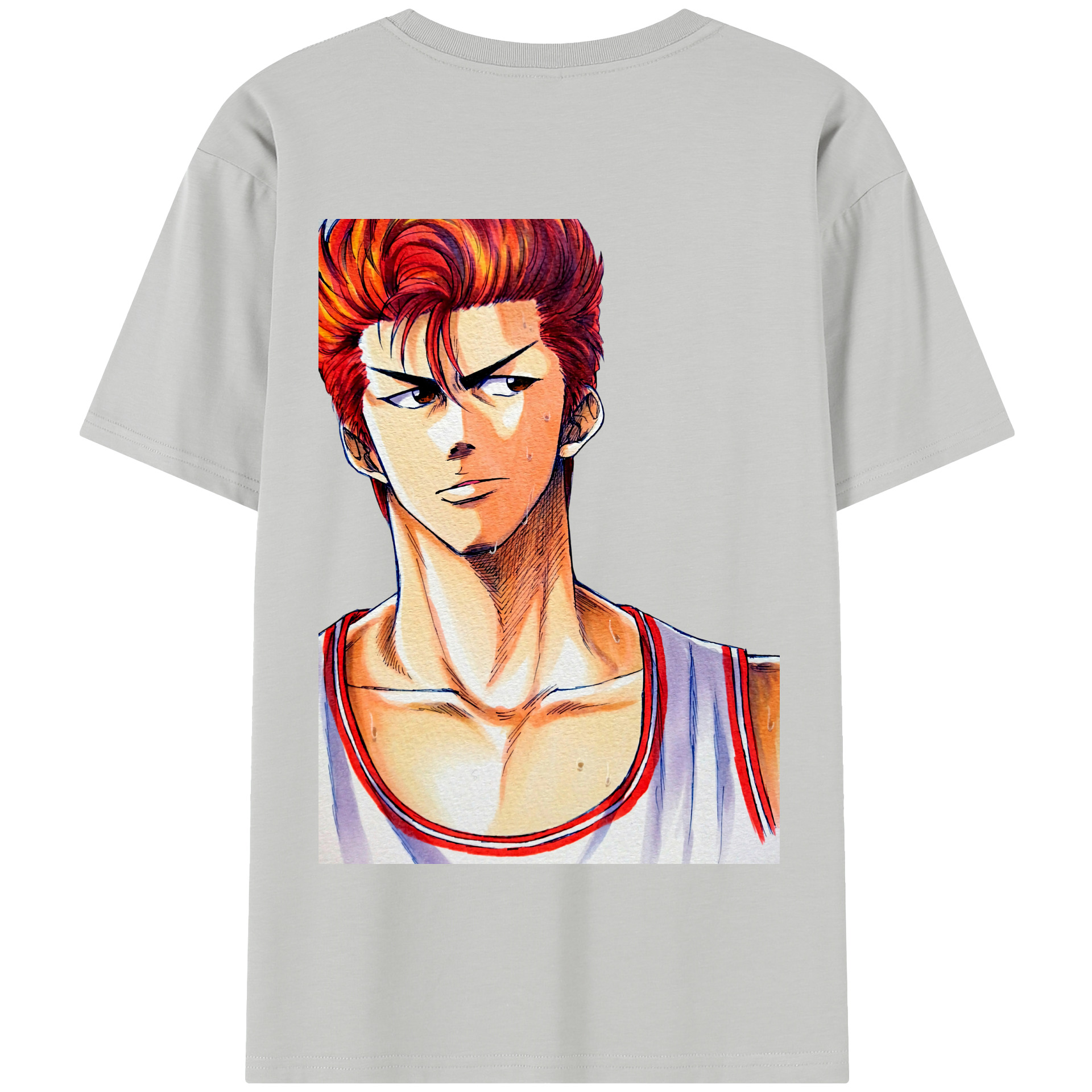 SLAM DUNK／スラムダンク 綿100％半袖Tシャツ（背面プリント）