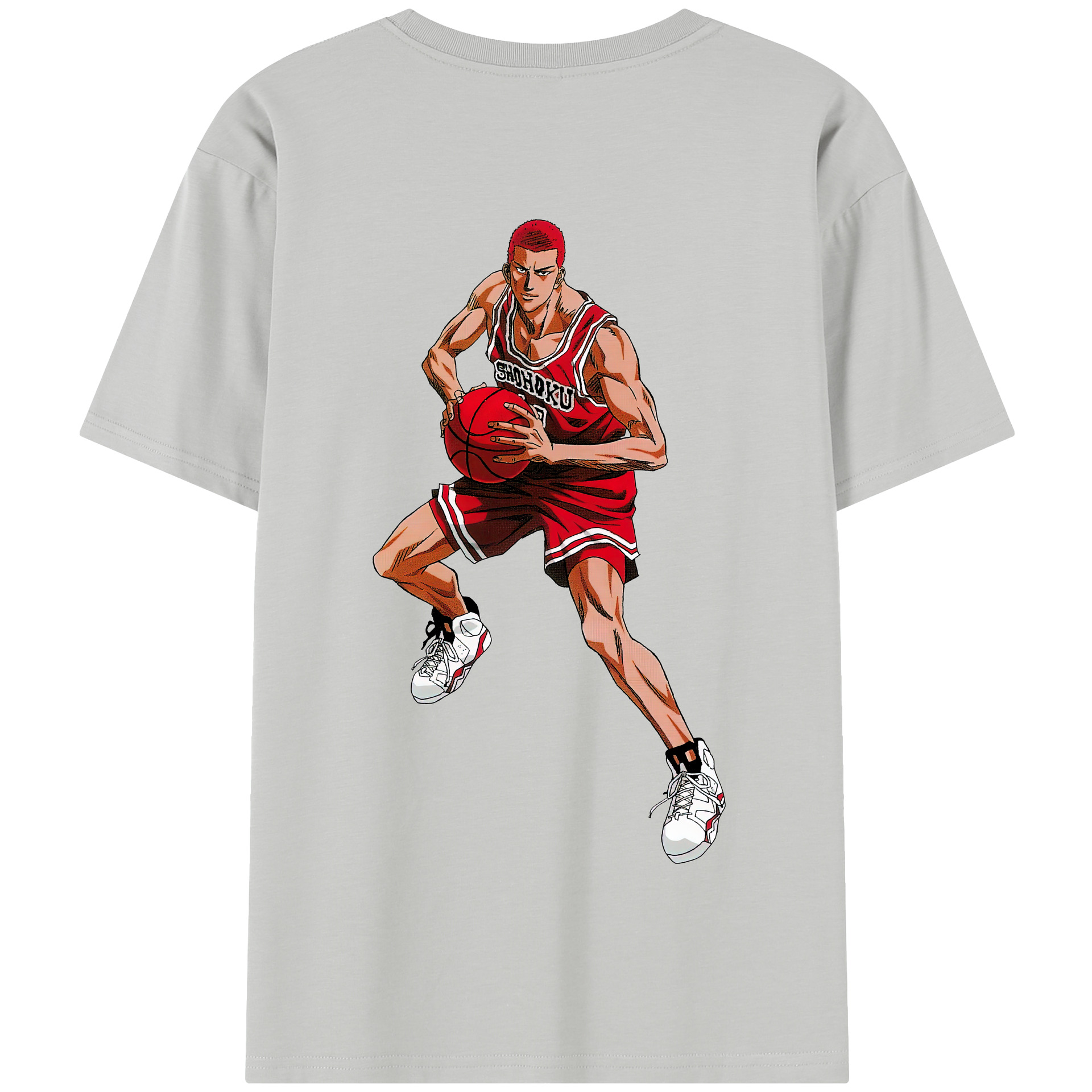 SLAM DUNK／スラムダンク 綿100％半袖Tシャツ（背面プリント）