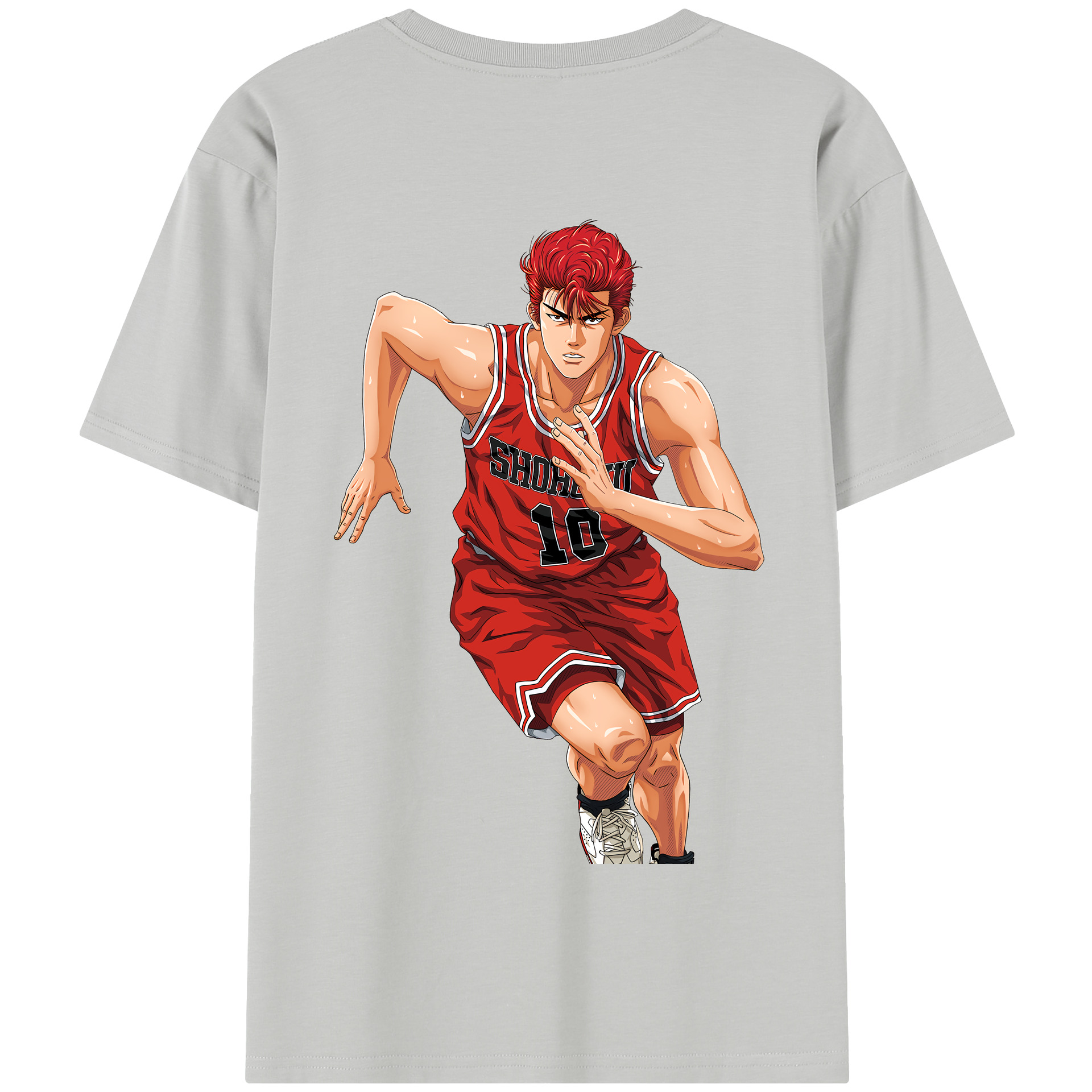 SLAM DUNK／スラムダンク 綿100％半袖Tシャツ（背面プリント）