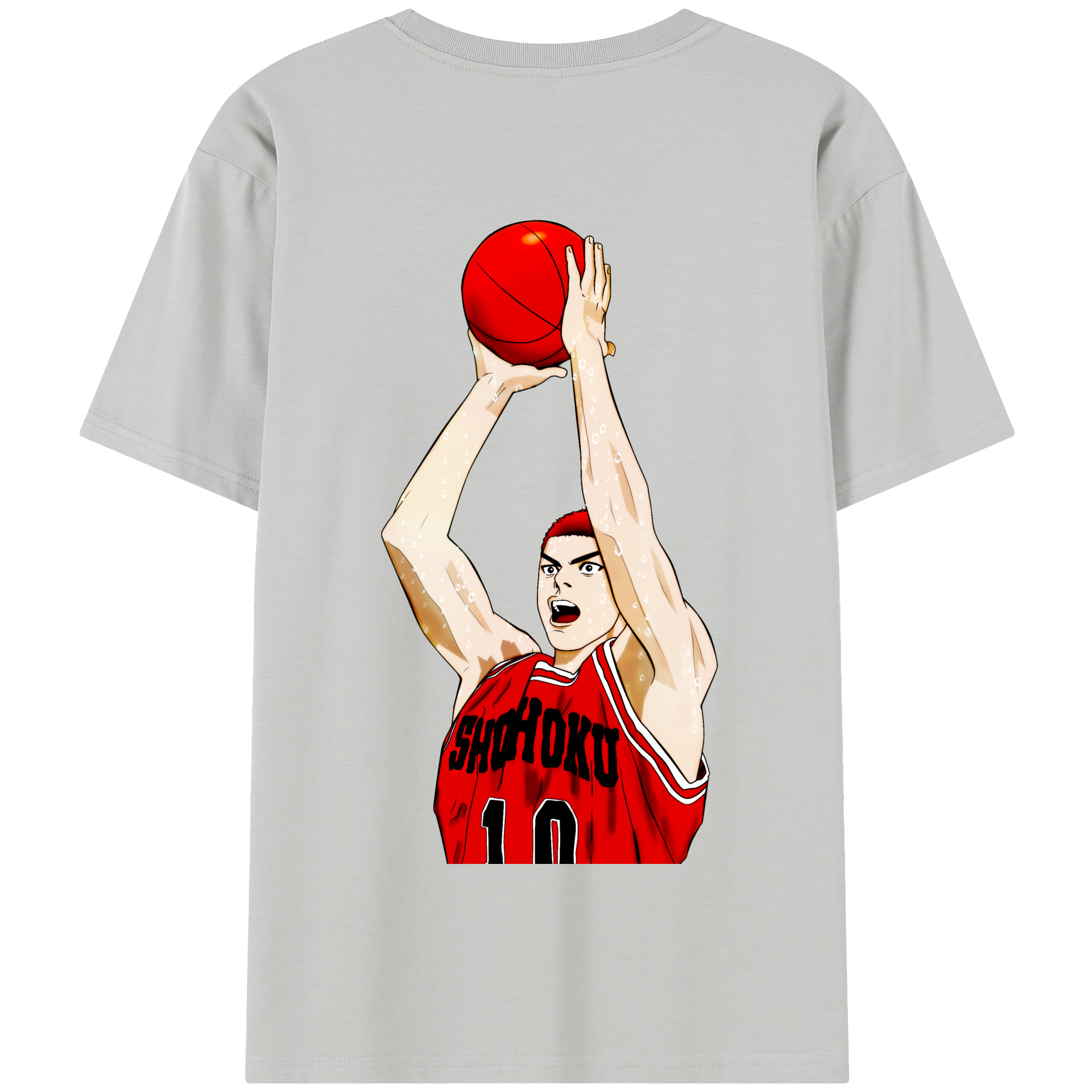 SLAM DUNK／スラムダンク 綿100％半袖Tシャツ（背面プリント）