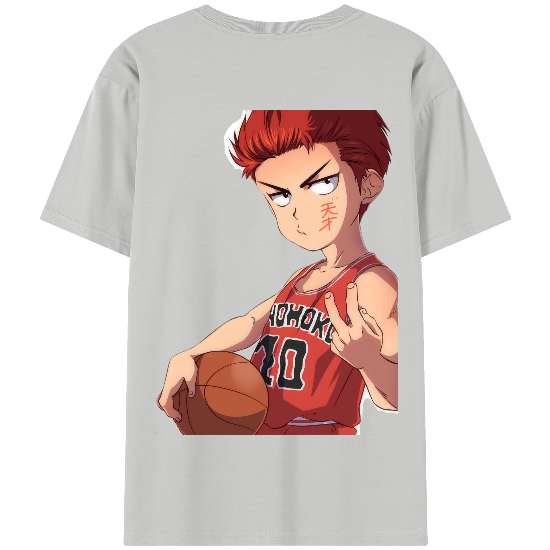 SLAM DUNK／スラムダンク 綿100％半袖Tシャツ（背面プリント）