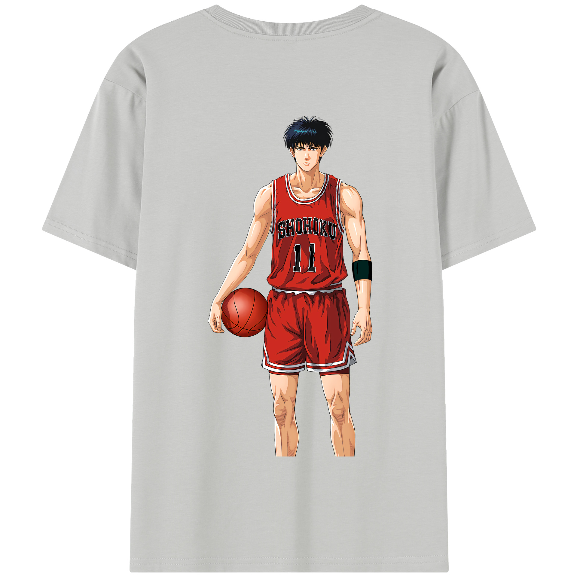 SLAM DUNK／スラムダンク 綿100％半袖Tシャツ（背面プリント）