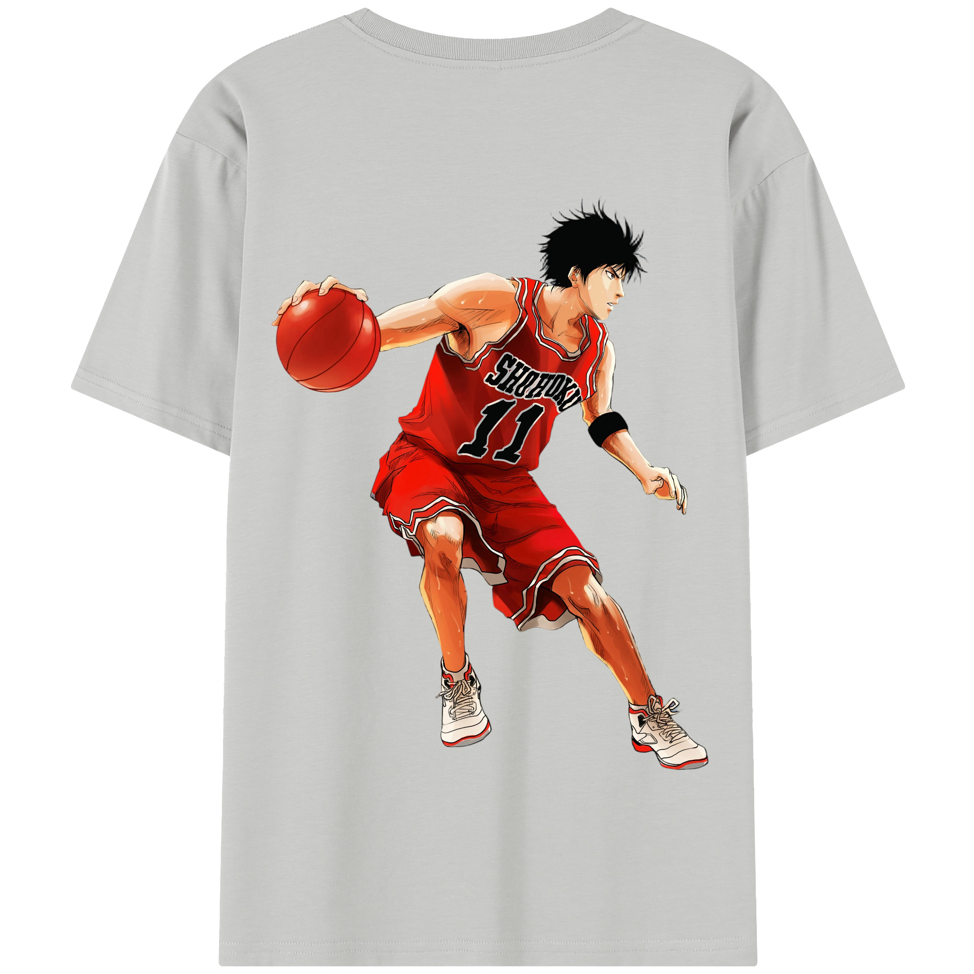 SLAM DUNK／スラムダンク 綿100％半袖Tシャツ（背面プリント）