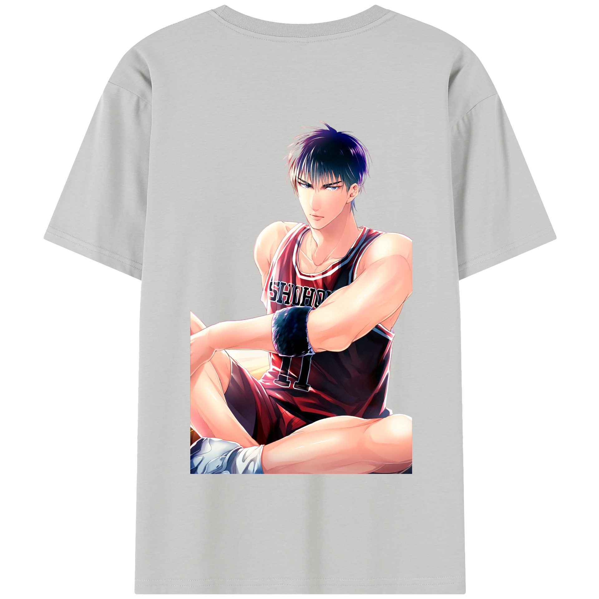 SLAM DUNK／スラムダンク 綿100％半袖Tシャツ（背面プリント）