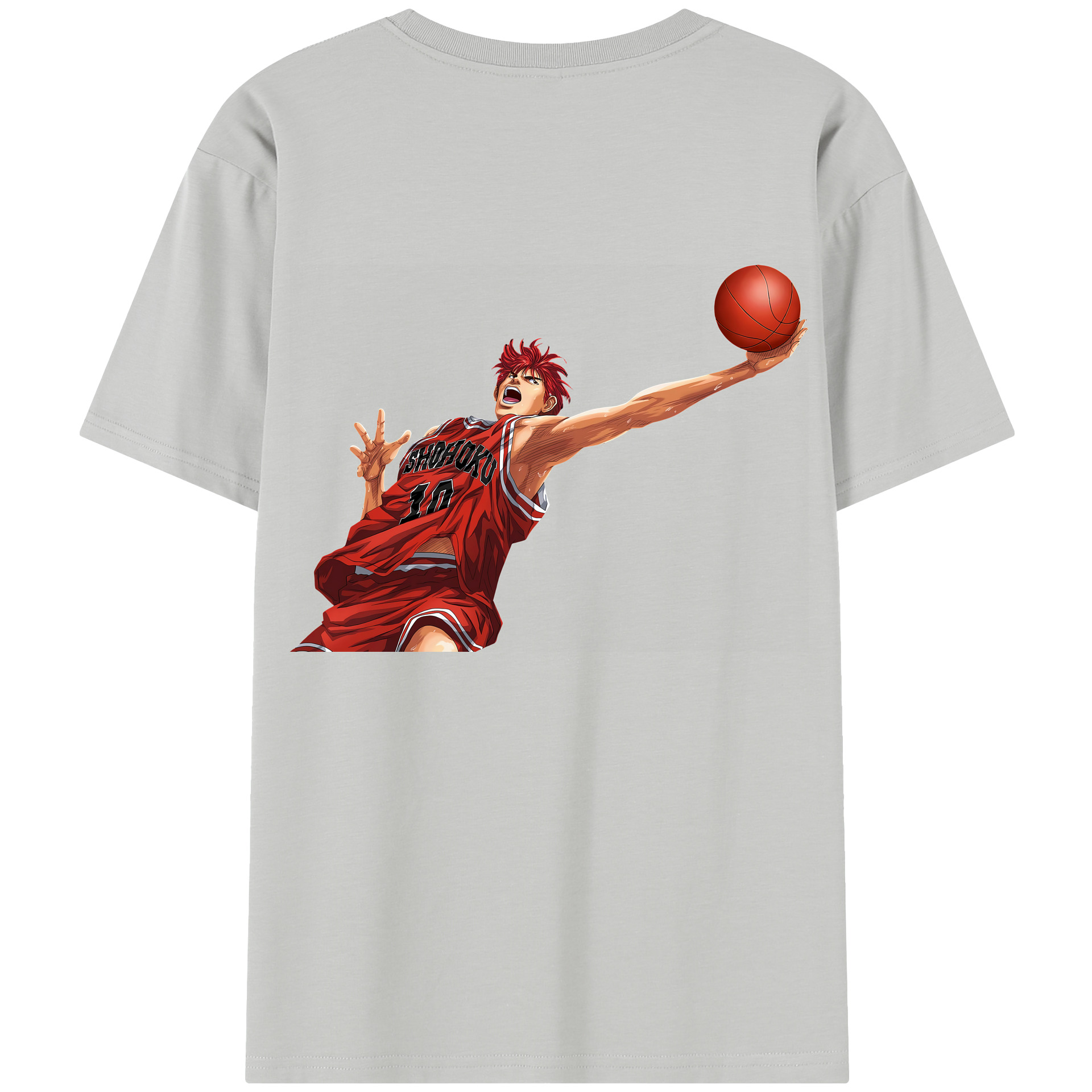 SLAM DUNK／スラムダンク 綿100％半袖Tシャツ（背面プリント）