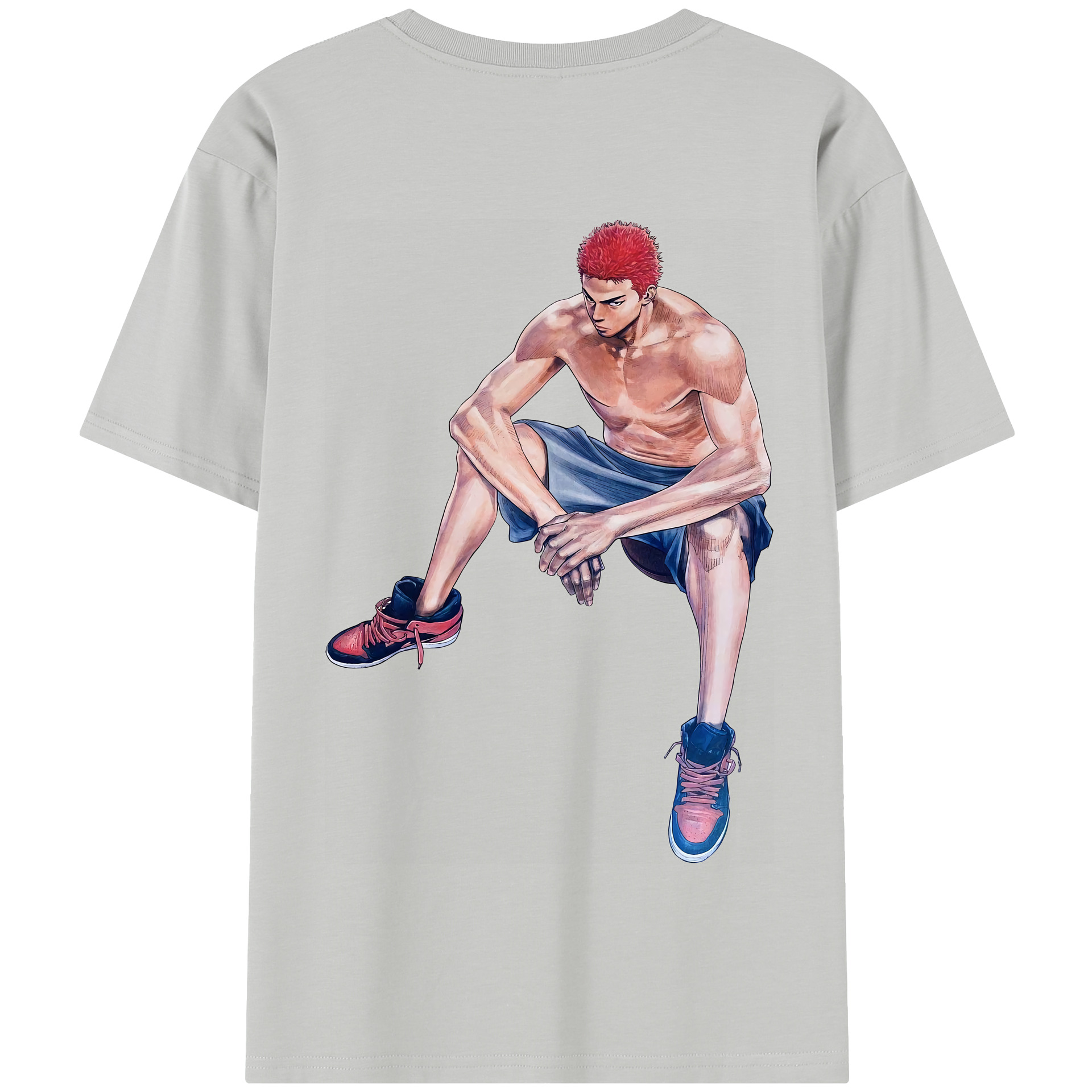 SLAM DUNK／スラムダンク 綿100％半袖Tシャツ（背面プリント）