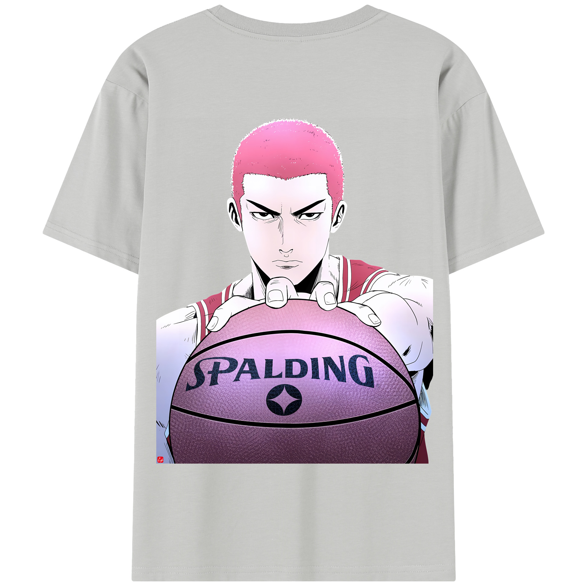 SLAM DUNK／スラムダンク 綿100％半袖Tシャツ（背面プリント）