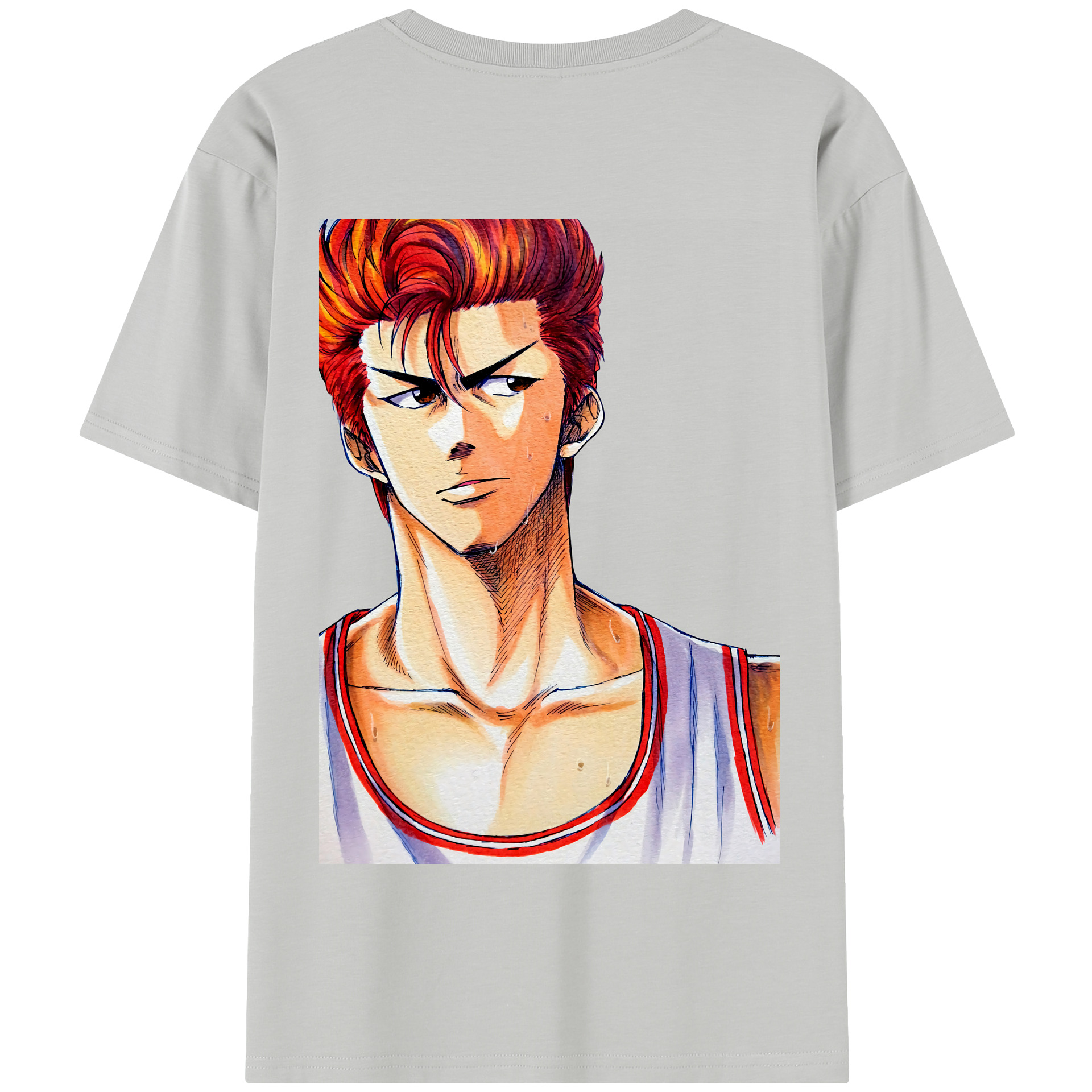 SLAM DUNK／スラムダンク 綿100％半袖Tシャツ（背面プリント）
