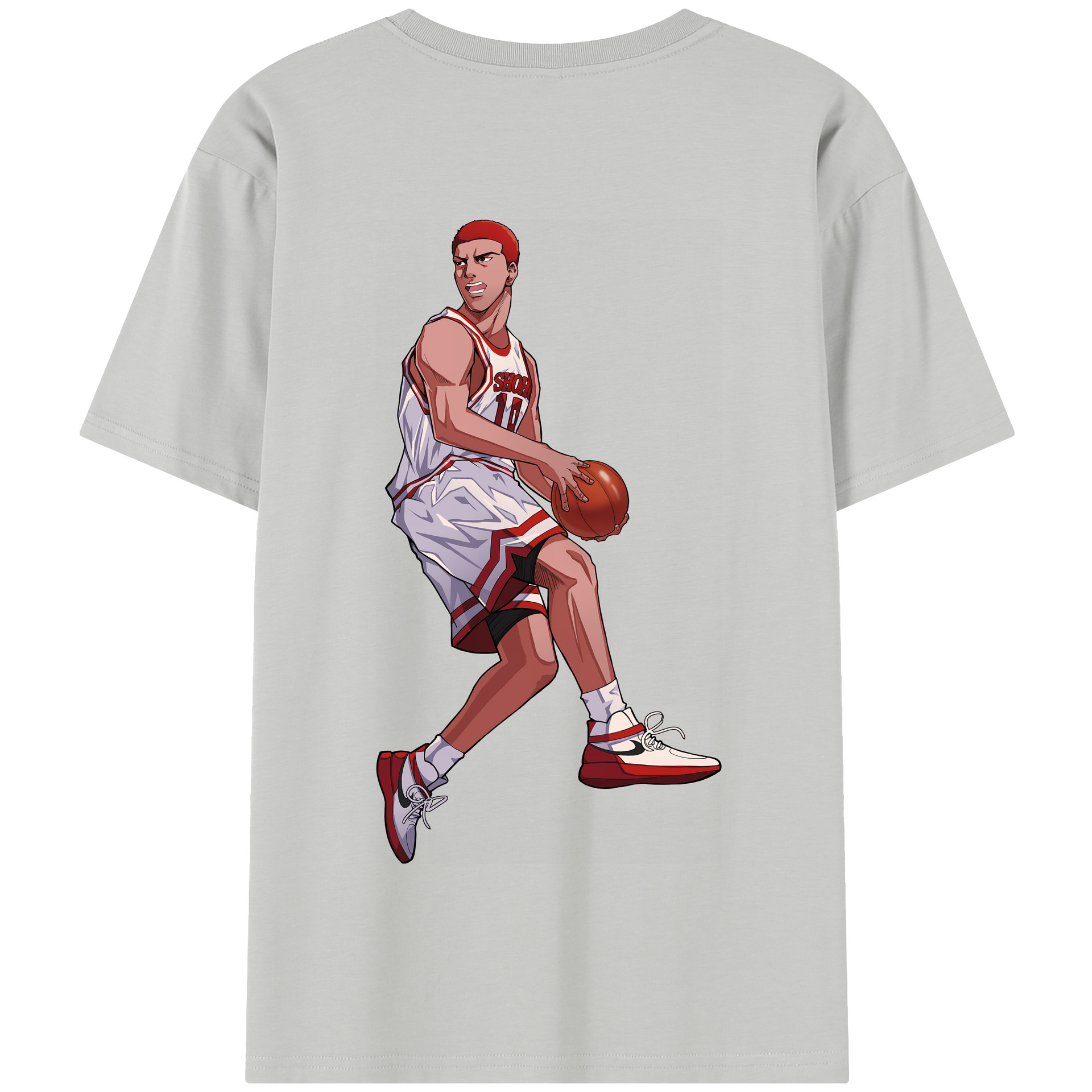 SLAM DUNK／スラムダンク 綿100％半袖Tシャツ（背面プリント）