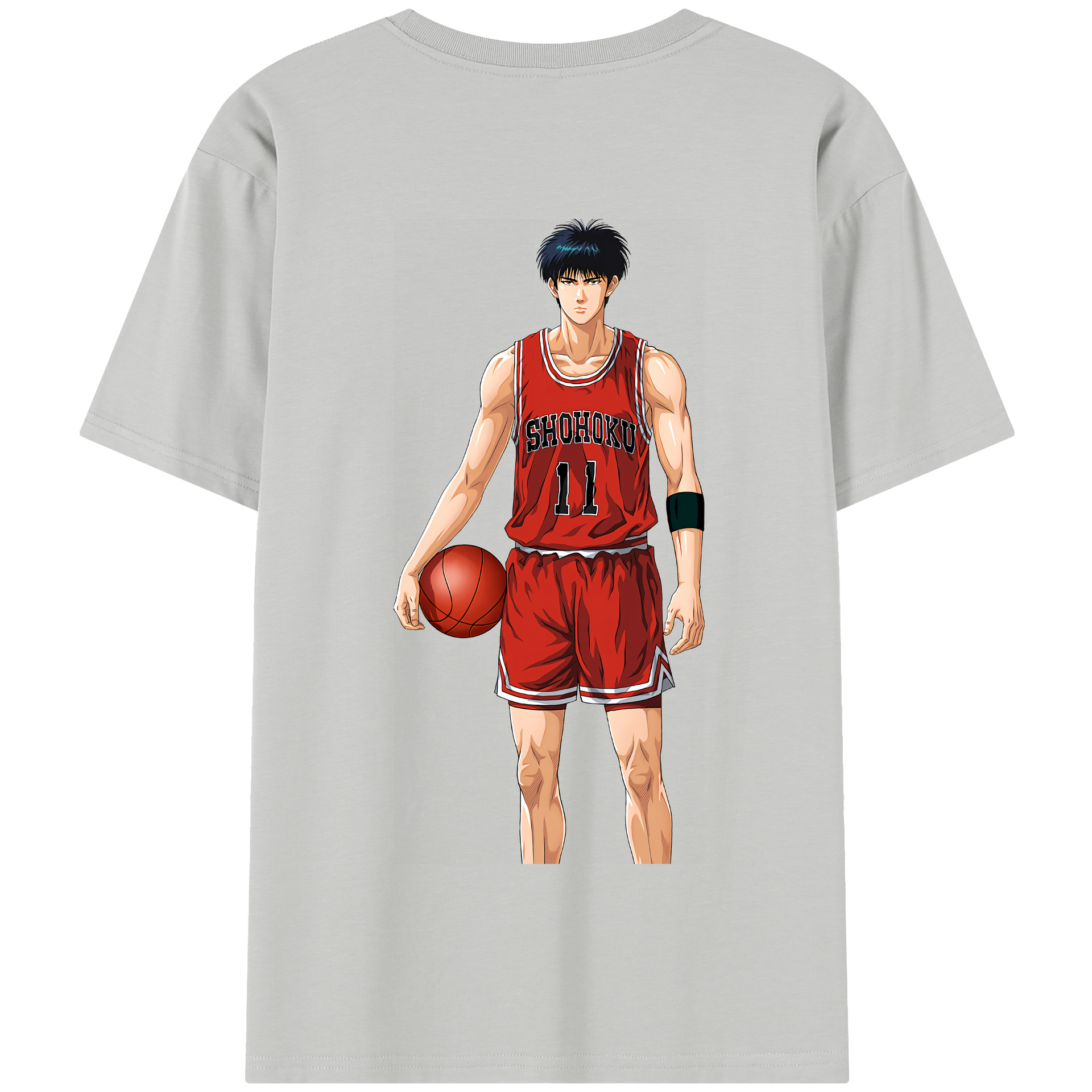 SLAM DUNK／スラムダンク 綿100％半袖Tシャツ（背面プリント）