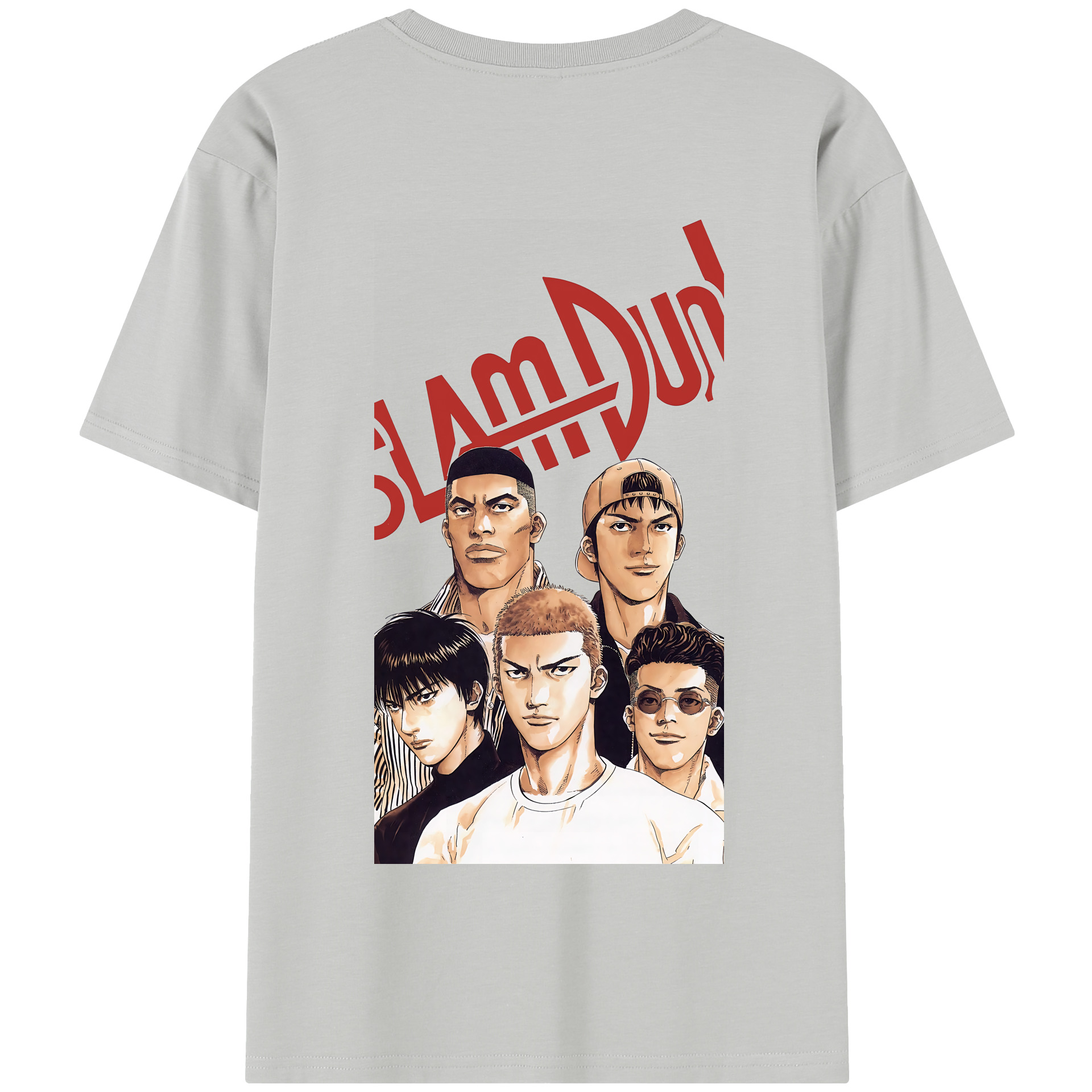 SLAM DUNK／スラムダンク 綿100％半袖Tシャツ（背面プリント）