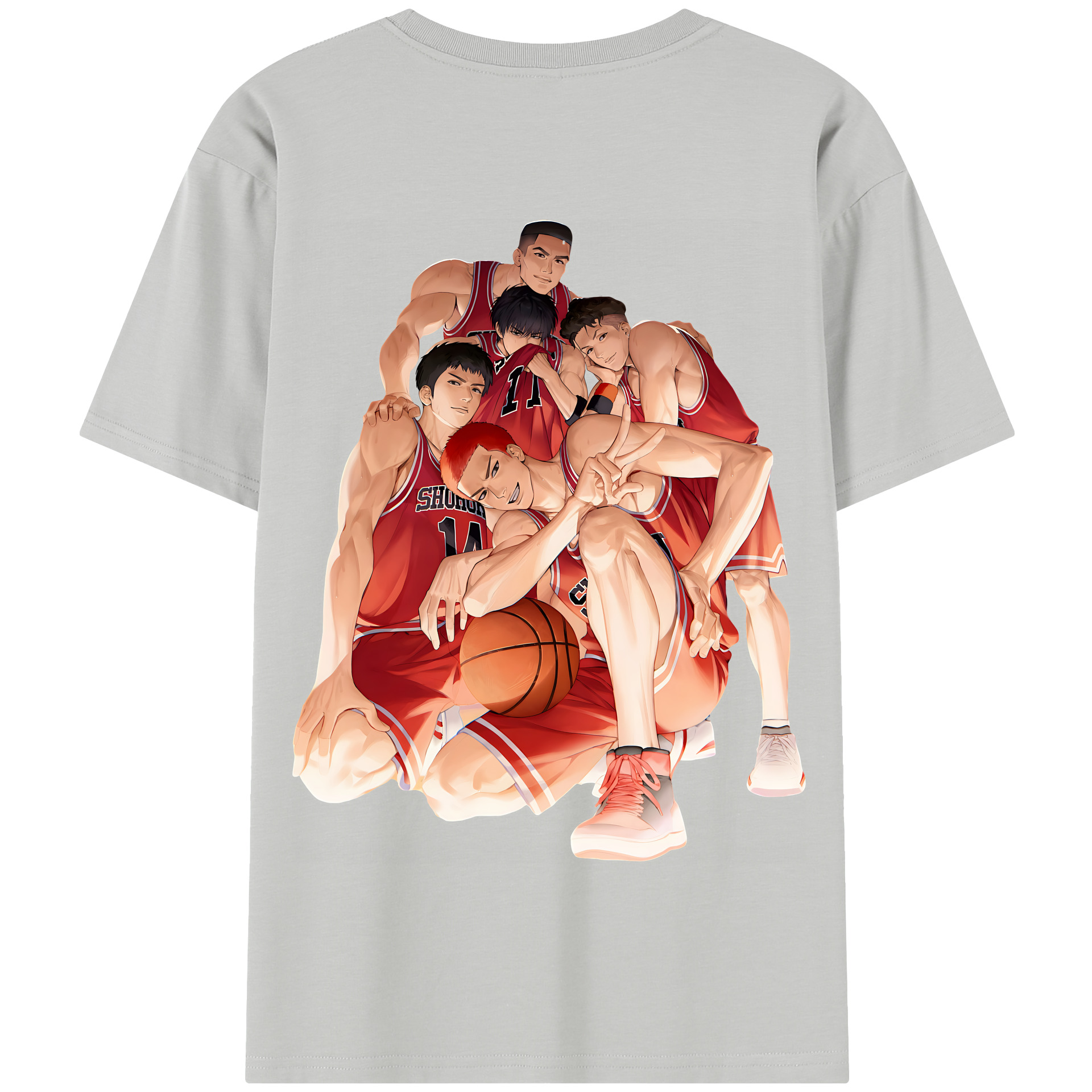 （画像用） SLAM DUNK／スラムダンク 綿100％半袖Tシャツ（背面プリント）