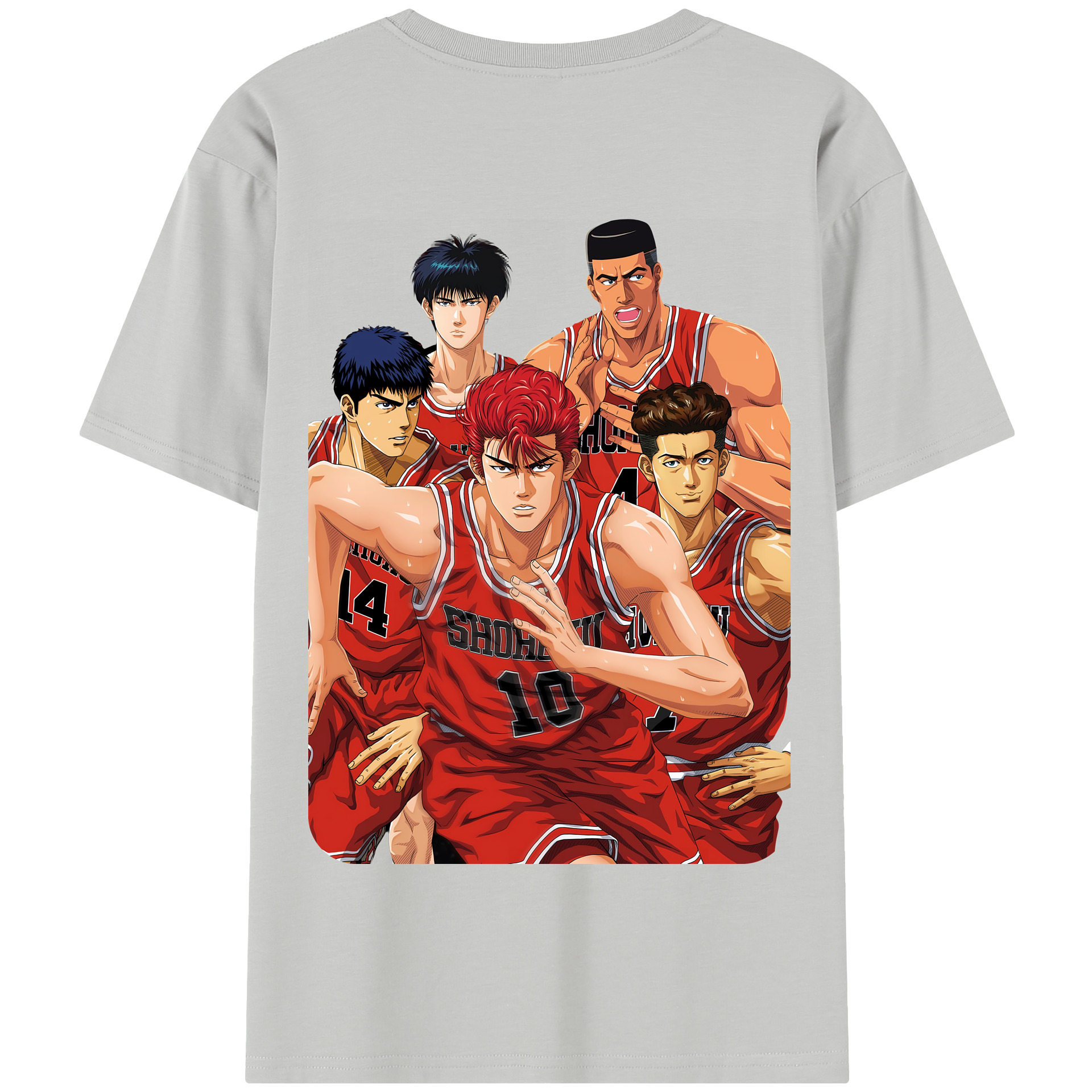 SLAM DUNK／スラムダンク 綿100％半袖Tシャツ（背面プリント）