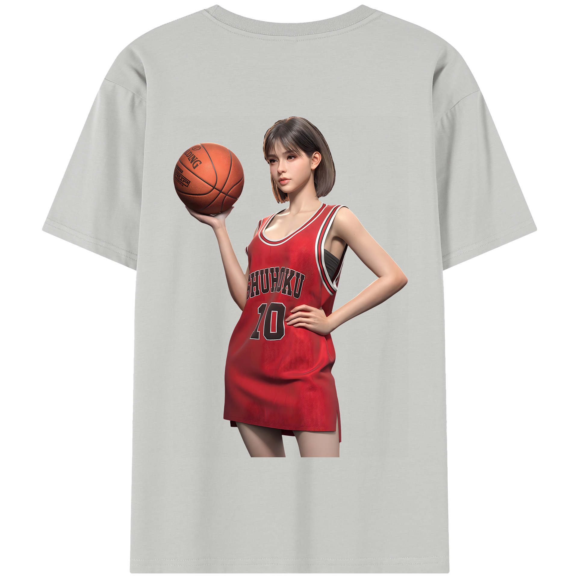 SLAM DUNK／スラムダンク 綿100％半袖Tシャツ（背面プリント）