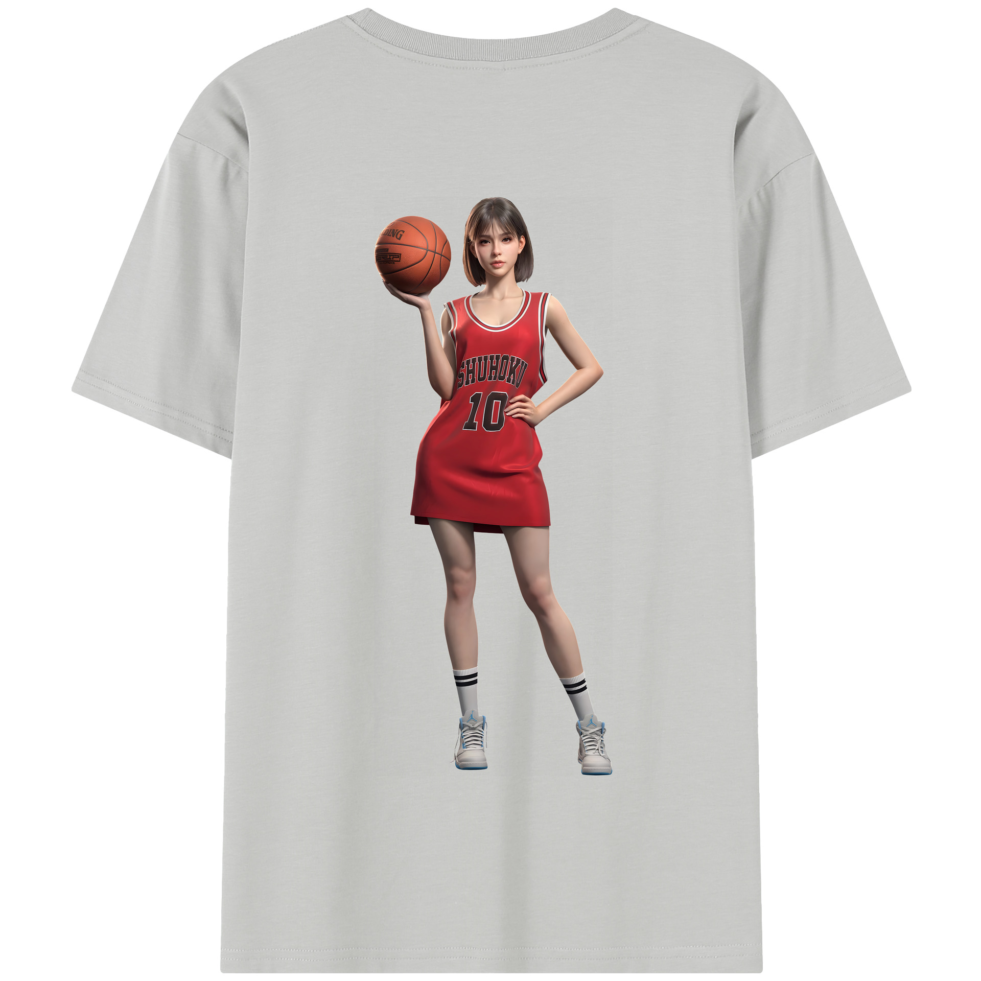 SLAM DUNK／スラムダンク 綿100％半袖Tシャツ（背面プリント）