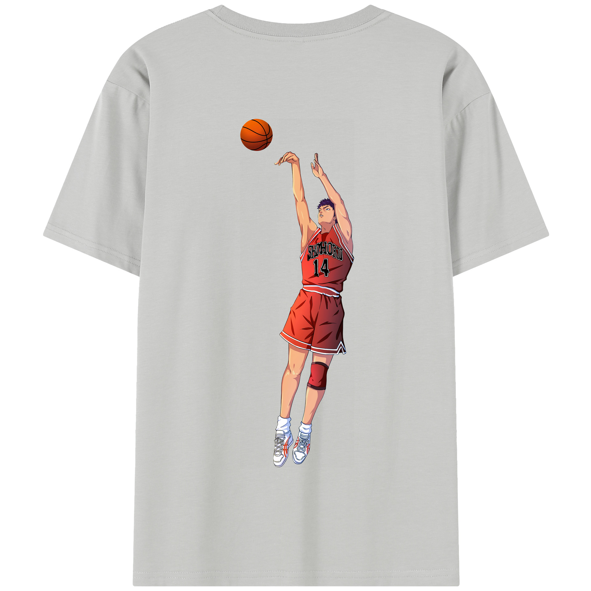 SLAM DUNK／スラムダンク 綿100％半袖Tシャツ（背面プリント）