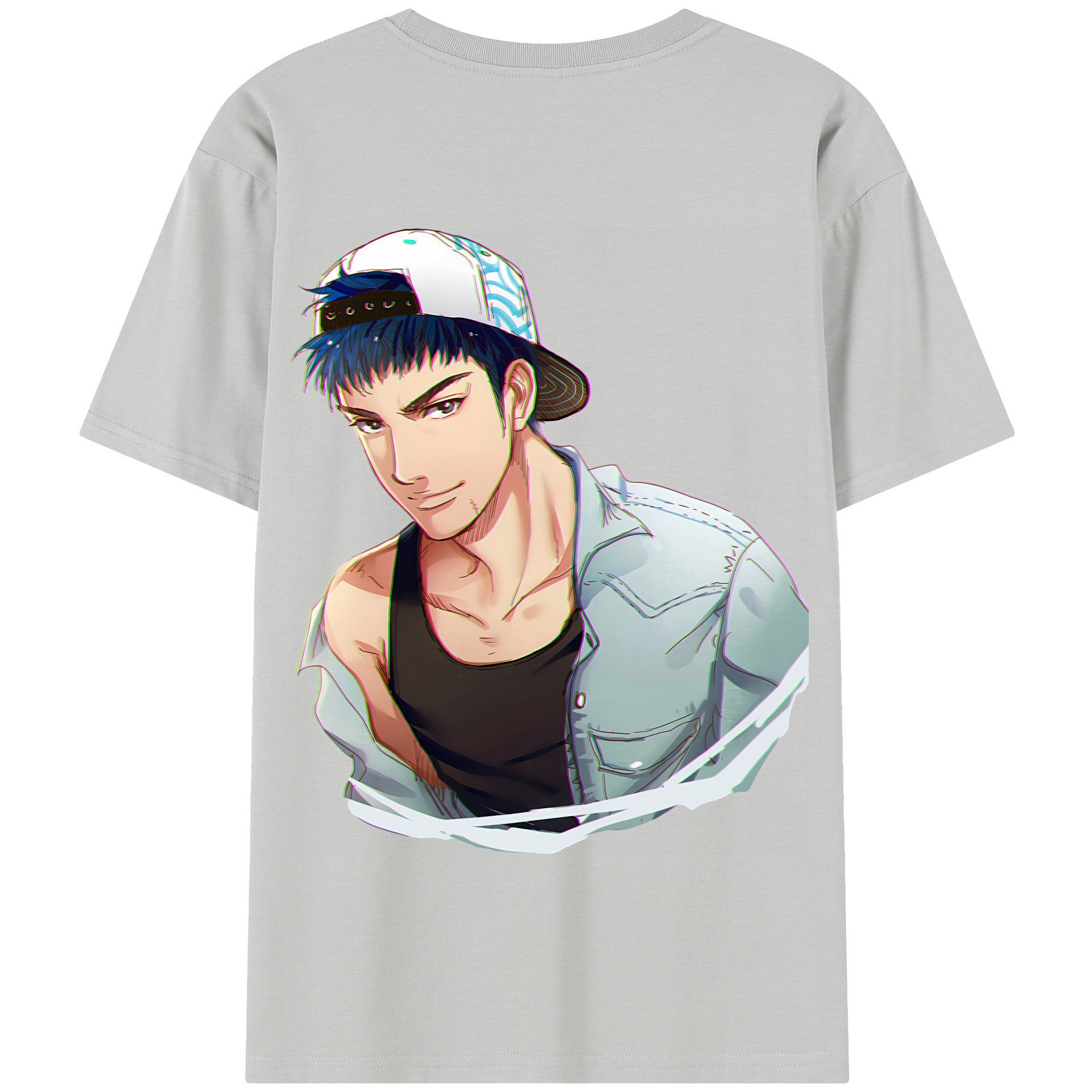SLAM DUNK／スラムダンク 綿100％半袖Tシャツ（背面プリント）