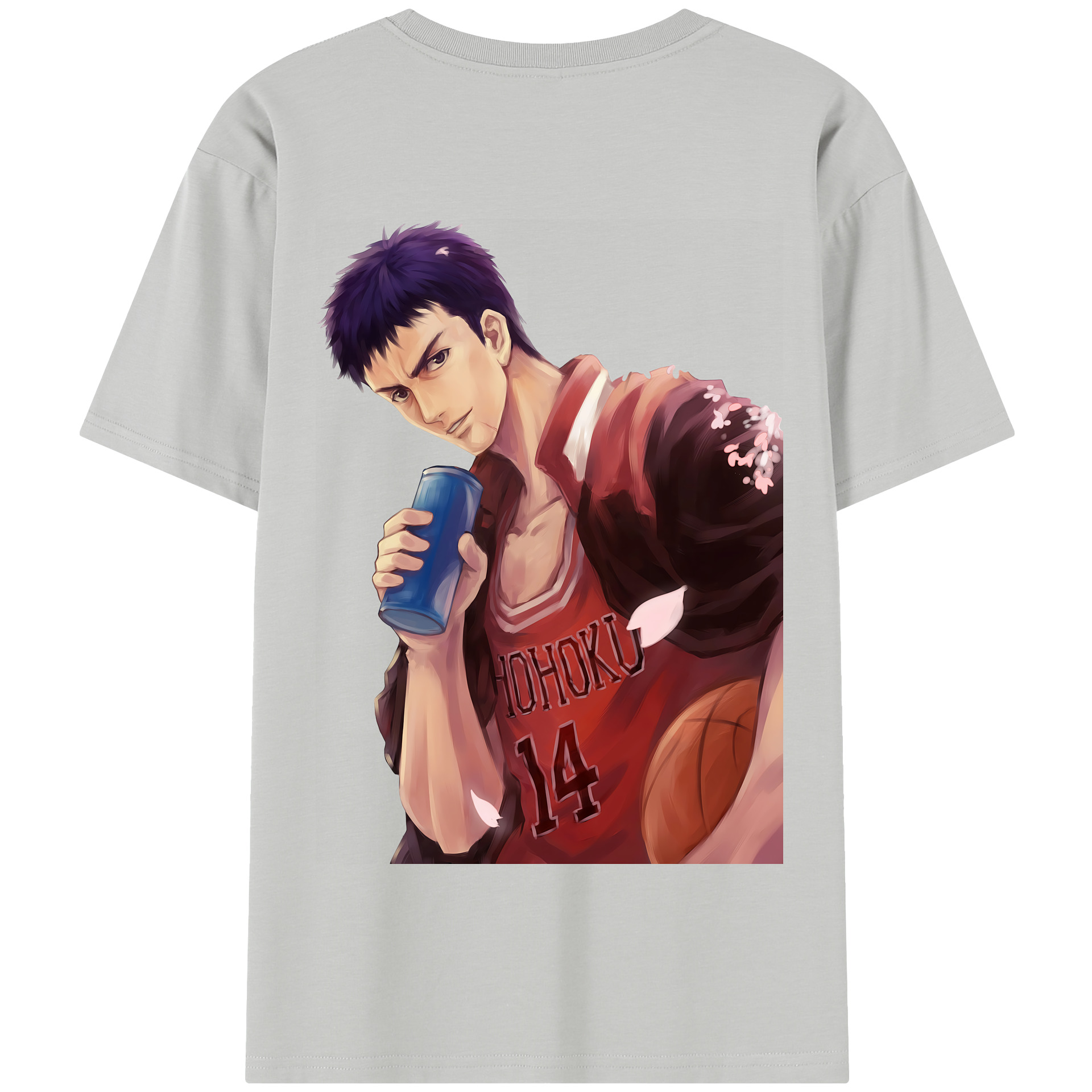 SLAM DUNK／スラムダンク 綿100％半袖Tシャツ（背面プリント）