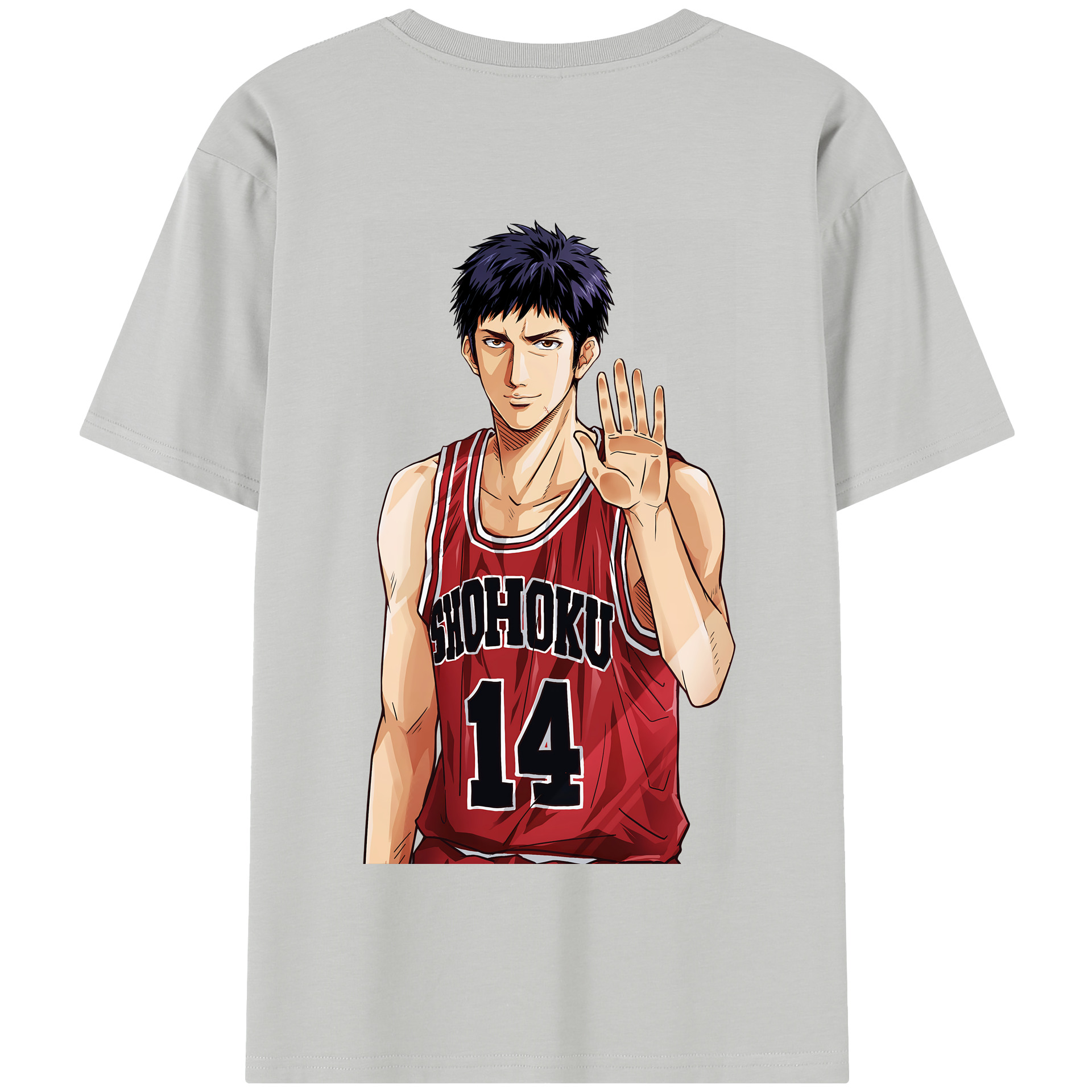 SLAM DUNK／スラムダンク 綿100％半袖Tシャツ（背面プリント）