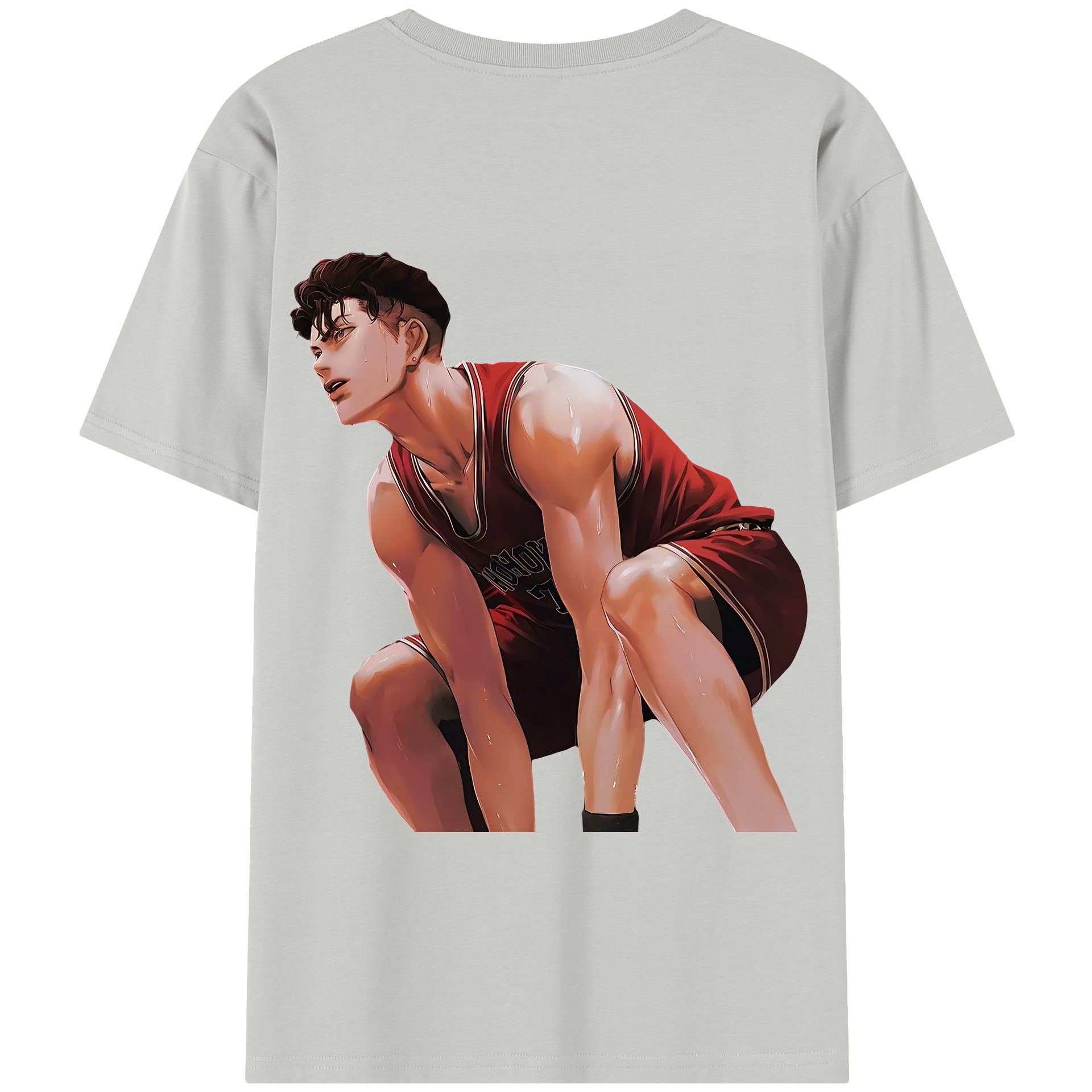 SLAM DUNK／スラムダンク 綿100％半袖Tシャツ（背面プリント）