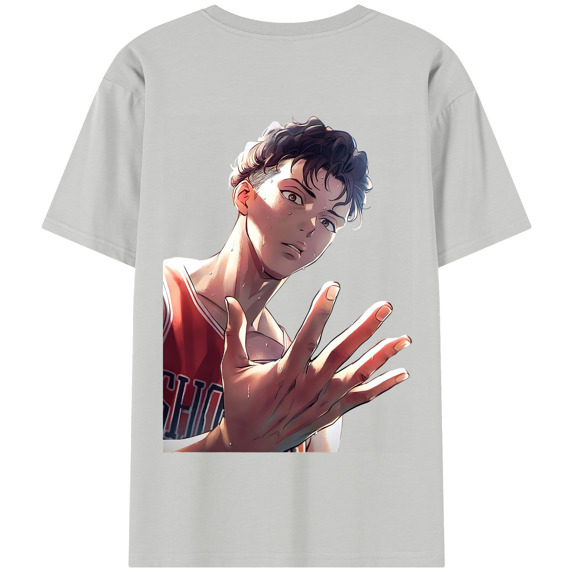 SLAM DUNK／スラムダンク 綿100％半袖Tシャツ（背面プリント）