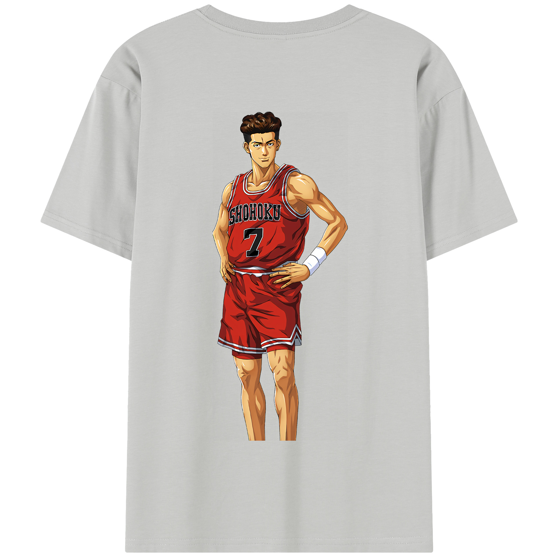 SLAM DUNK／スラムダンク 綿100％半袖Tシャツ（背面プリント）