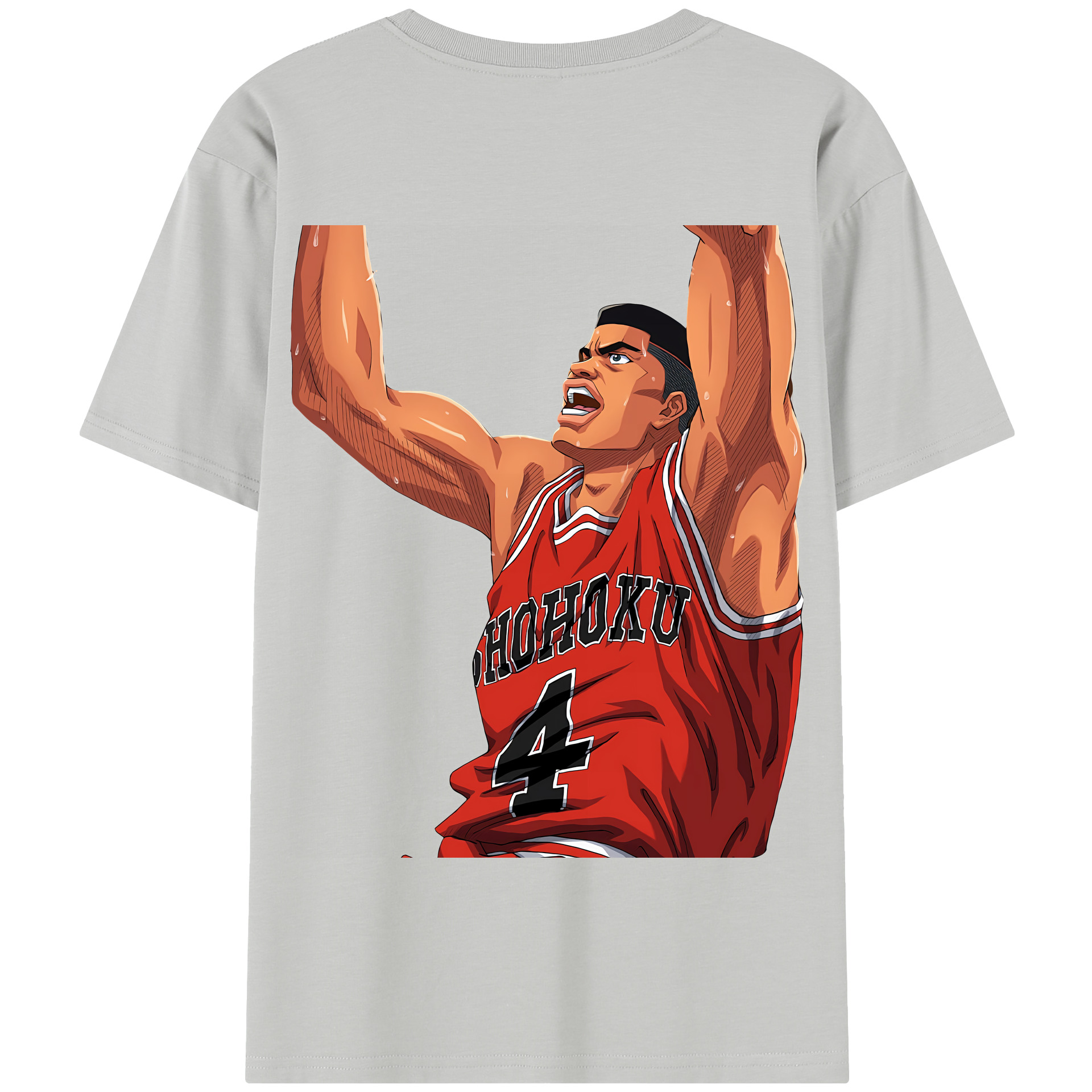 SLAM DUNK／スラムダンク 綿100％半袖Tシャツ（背面プリント）