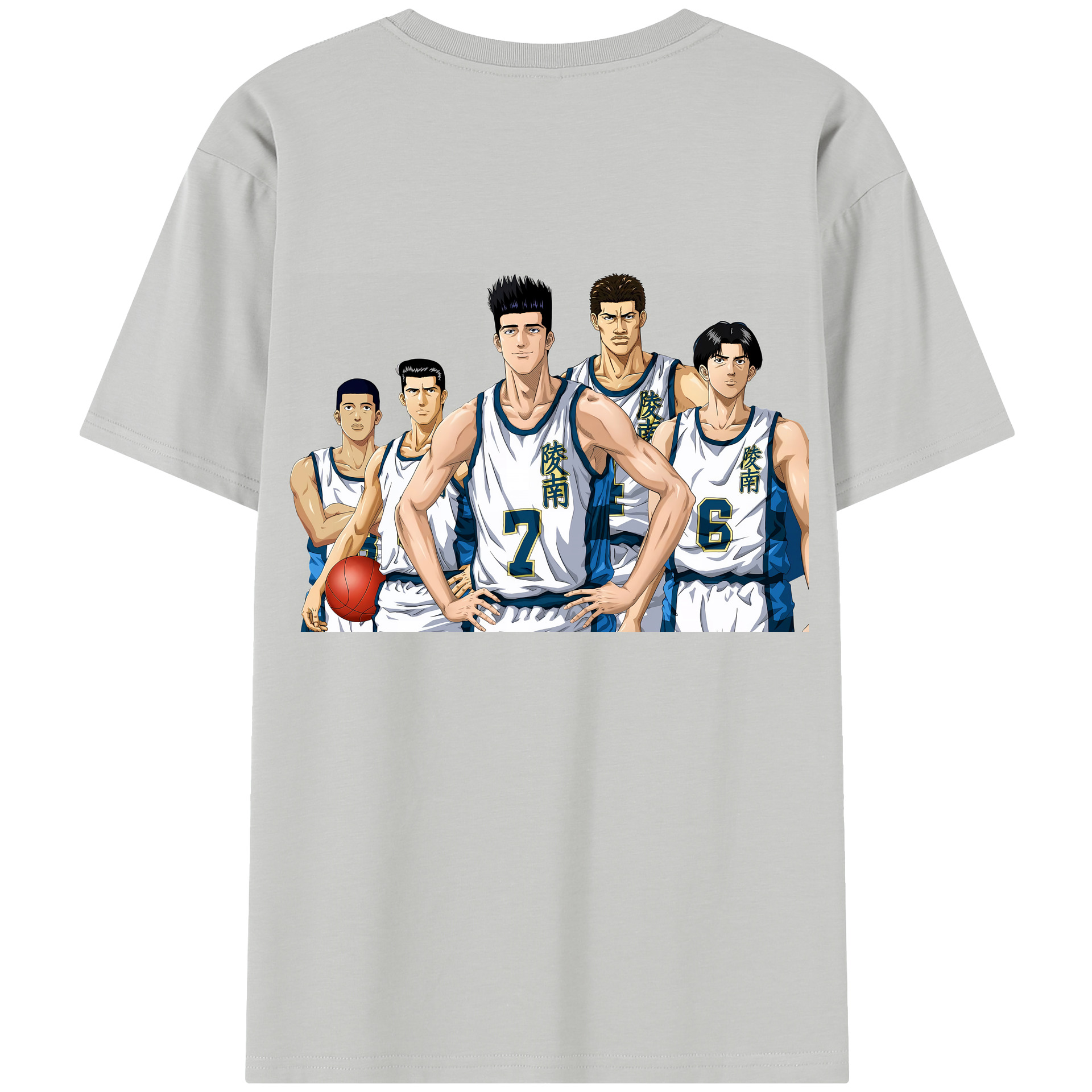 SLAM DUNK／スラムダンク 綿100％半袖Tシャツ（背面プリント）