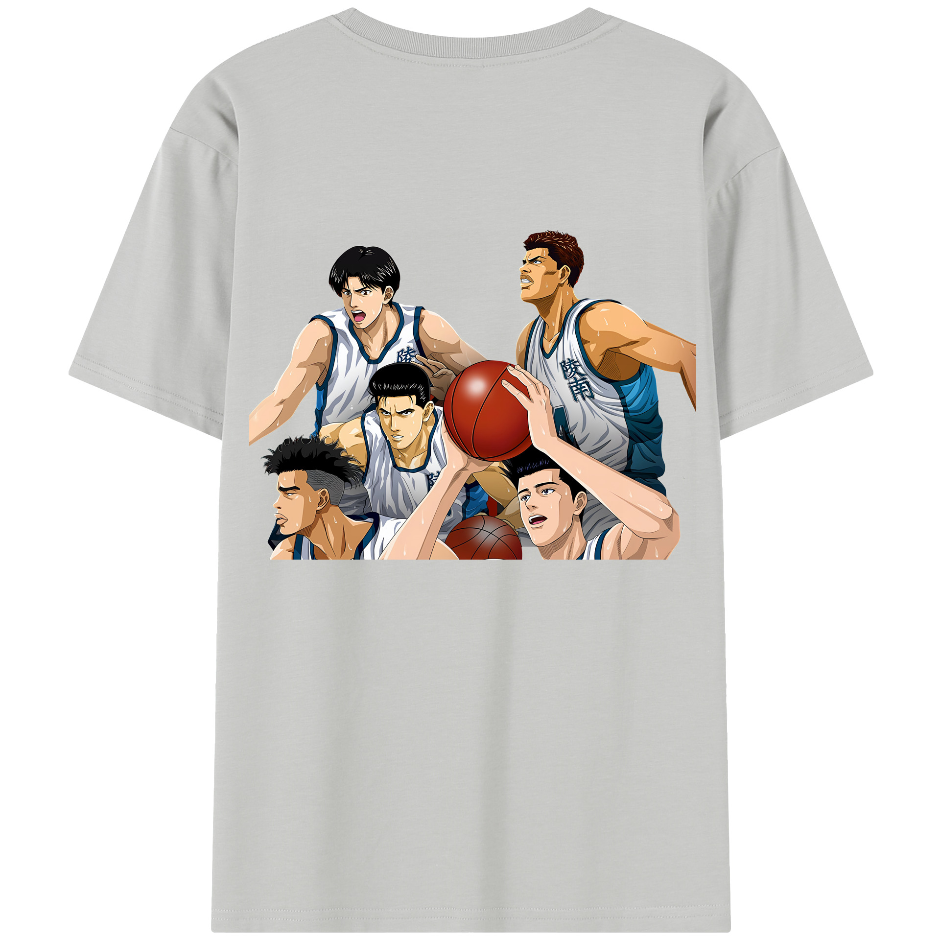 SLAM DUNK／スラムダンク 綿100％半袖Tシャツ（背面プリント）