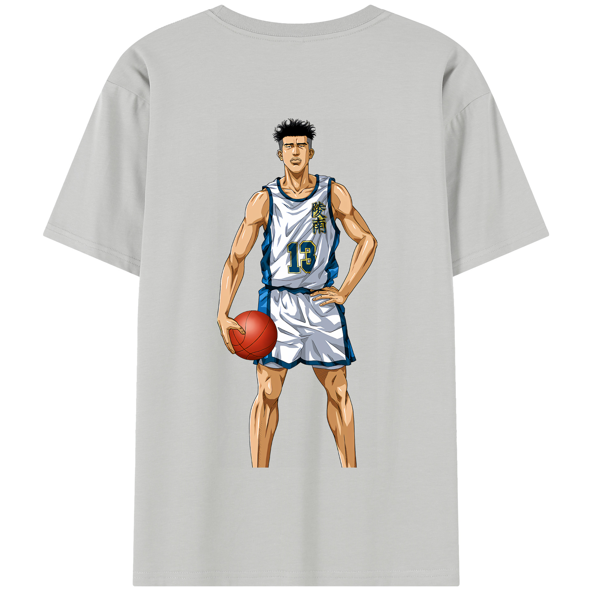 SLAM DUNK／スラムダンク 綿100％半袖Tシャツ（背面プリント）
