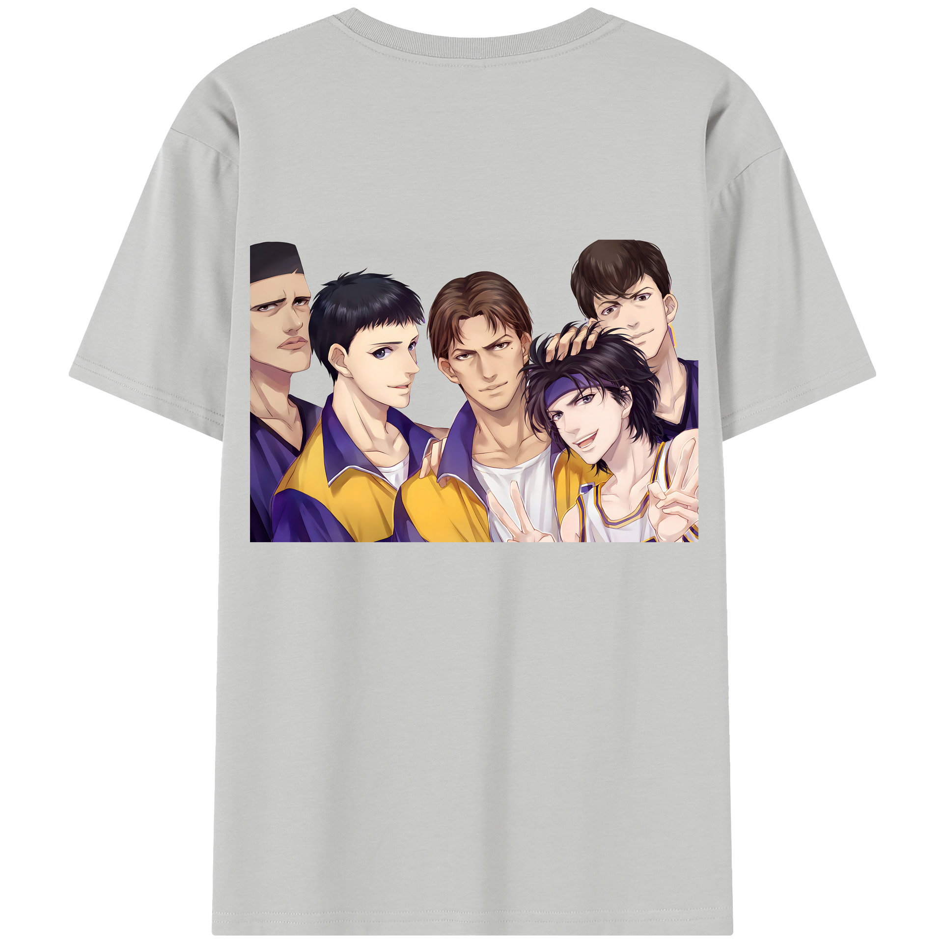 SLAM DUNK／スラムダンク 綿100％半袖Tシャツ（背面プリント）