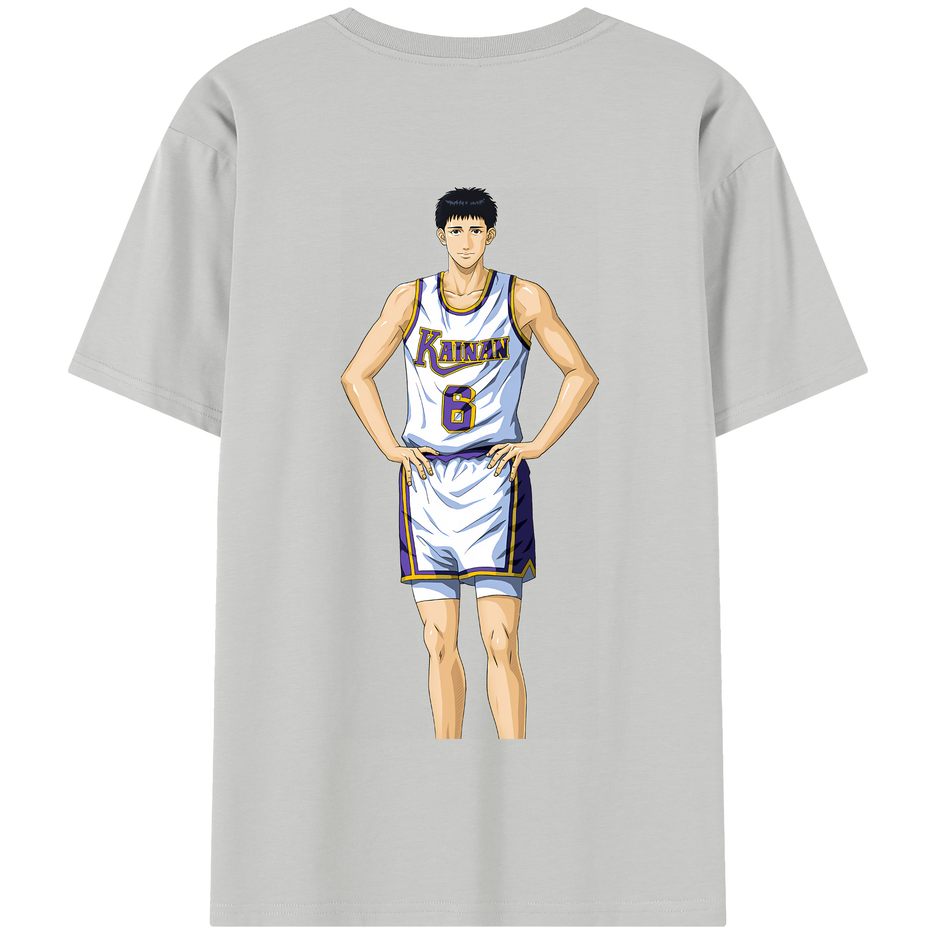 SLAM DUNK／スラムダンク 綿100％半袖Tシャツ（背面プリント）