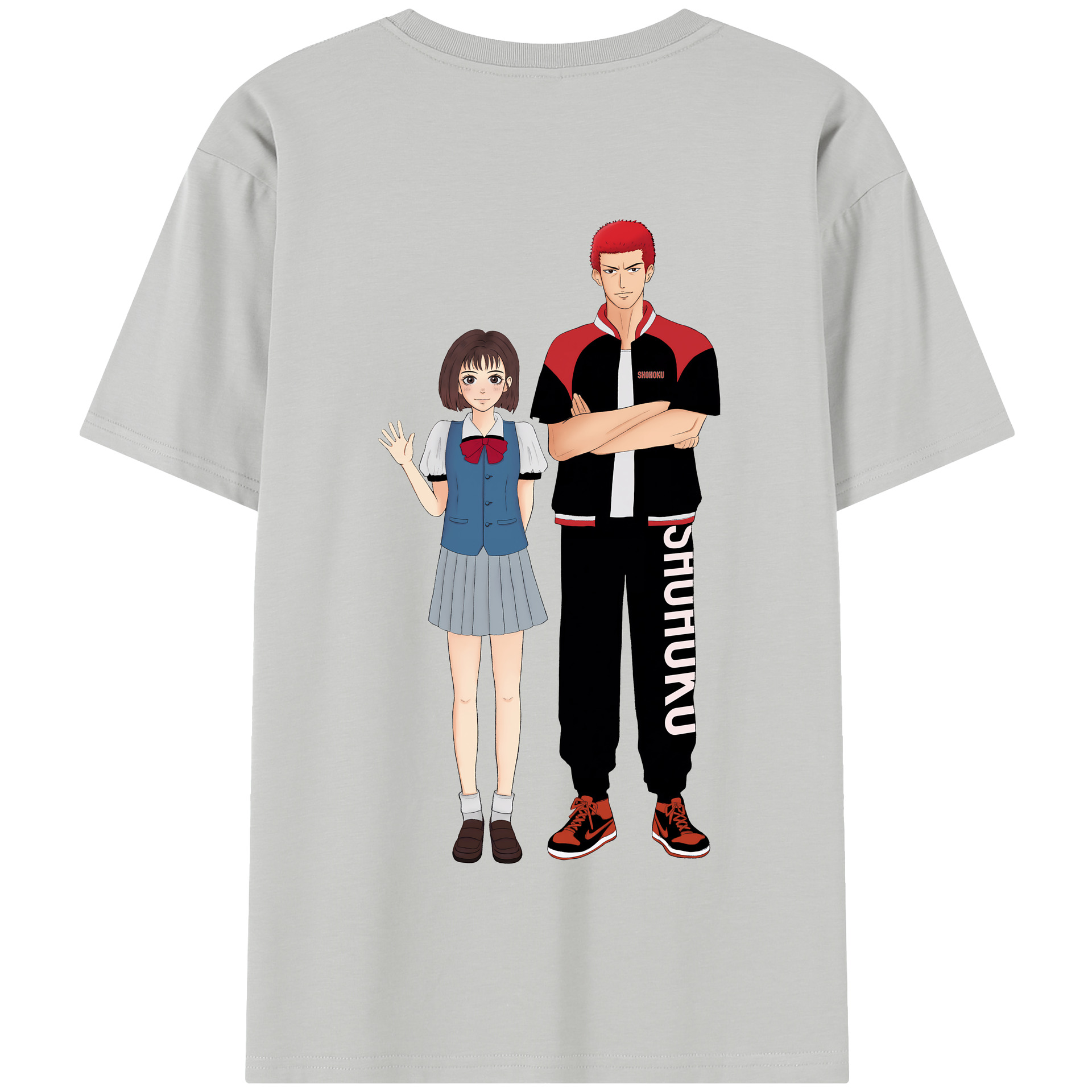 SLAM DUNK／スラムダンク 綿100％半袖Tシャツ（背面プリント）